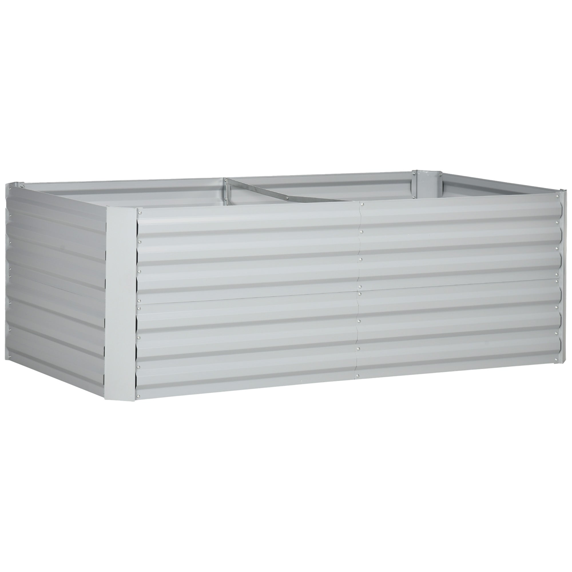 Steel Raised Garden Bed, Planting Box Planter Box 180x90x60cm for Garden Balcony Terrace, Vegetable Bed for Flowers, Plants, Fruits