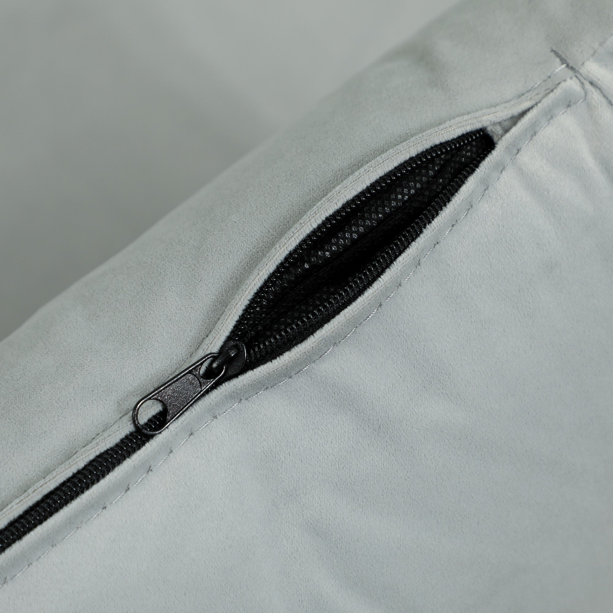 3 in 1 Sleeper Sofa 130 x 78 cm Sofa with Bed Function, Foldable Couch with Lumbar Pillows, Velvet Look, Adjustable Backrest for Living Room, Bedroom, Light Gray