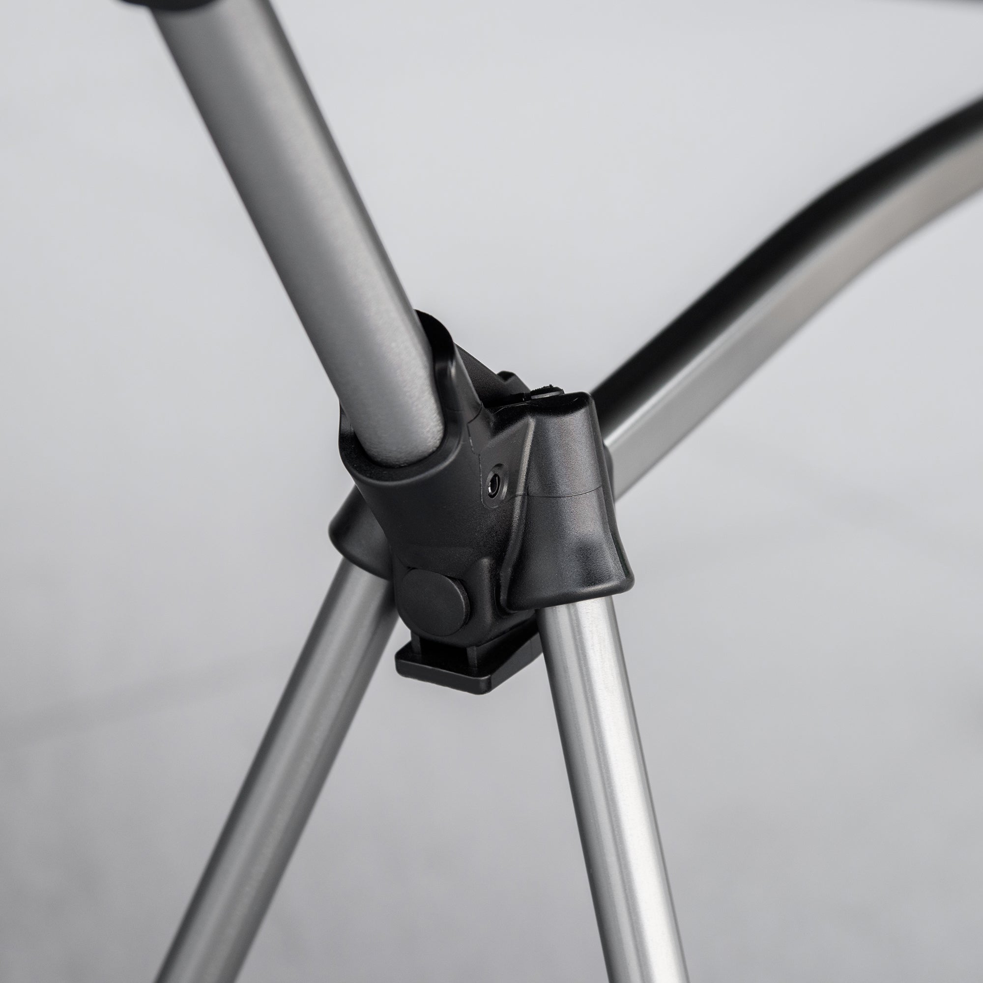 Camping Bed Foldable Aluminum Cot Portable Bed with Carry Bag Adjustable Height up to 150 kg Load Capacity Oxford Black 190 x 65 x 38 cm