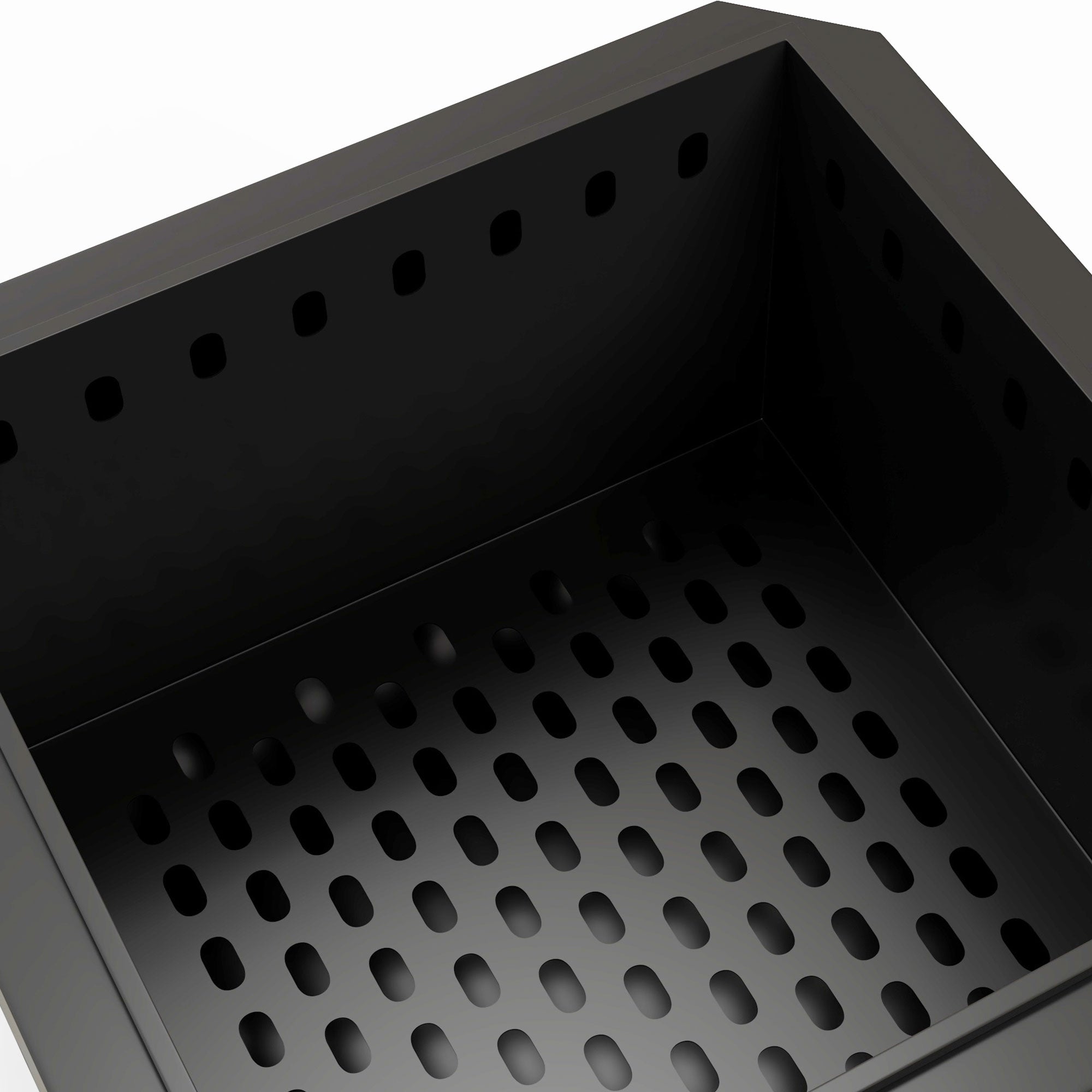 Fire Pit, Square Fire Bowl, Smokeless Fire Basket with Poker, Table Fire for Garden, Camping, Patio, Metal, Black