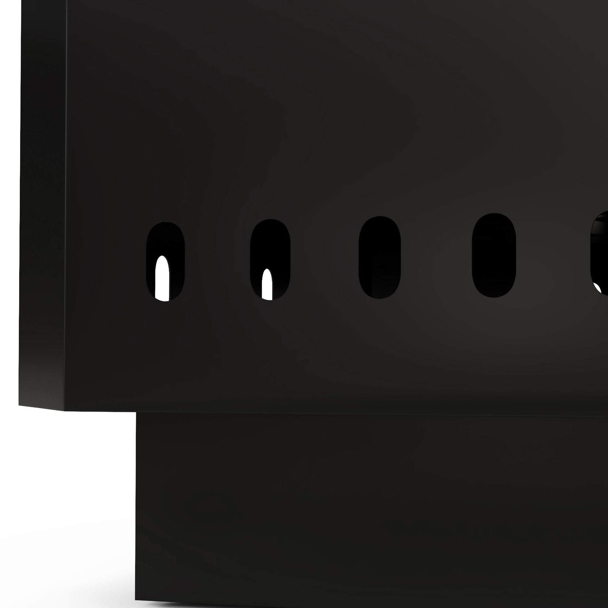 Fire Pit, Square Fire Bowl, Smokeless Fire Basket with Poker, Table Fire for Garden, Camping, Patio, Metal, Black