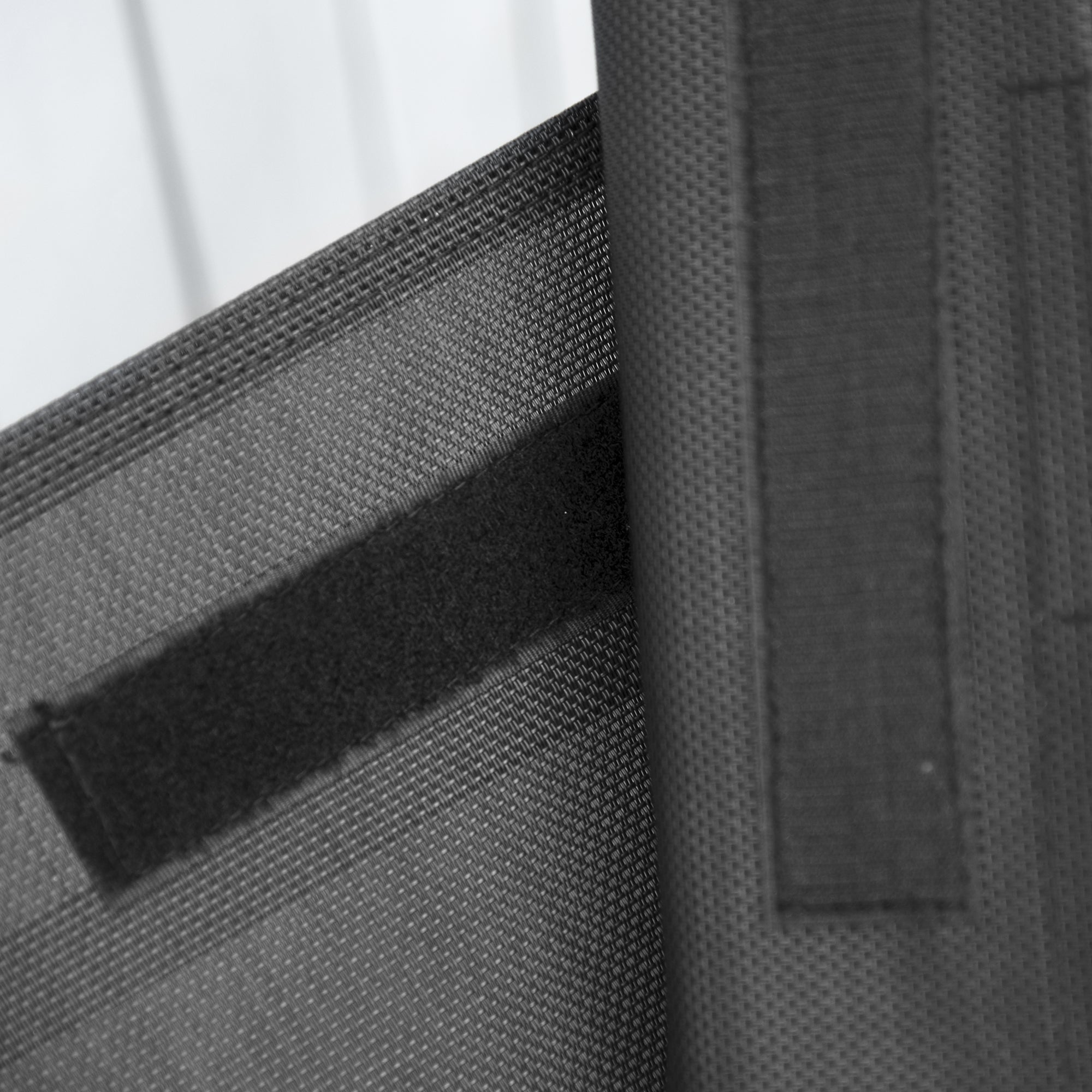 Aluminum Sun Lounger, Black Texteline Garden Deck Chair with Removable Headrest 160x60x65cm