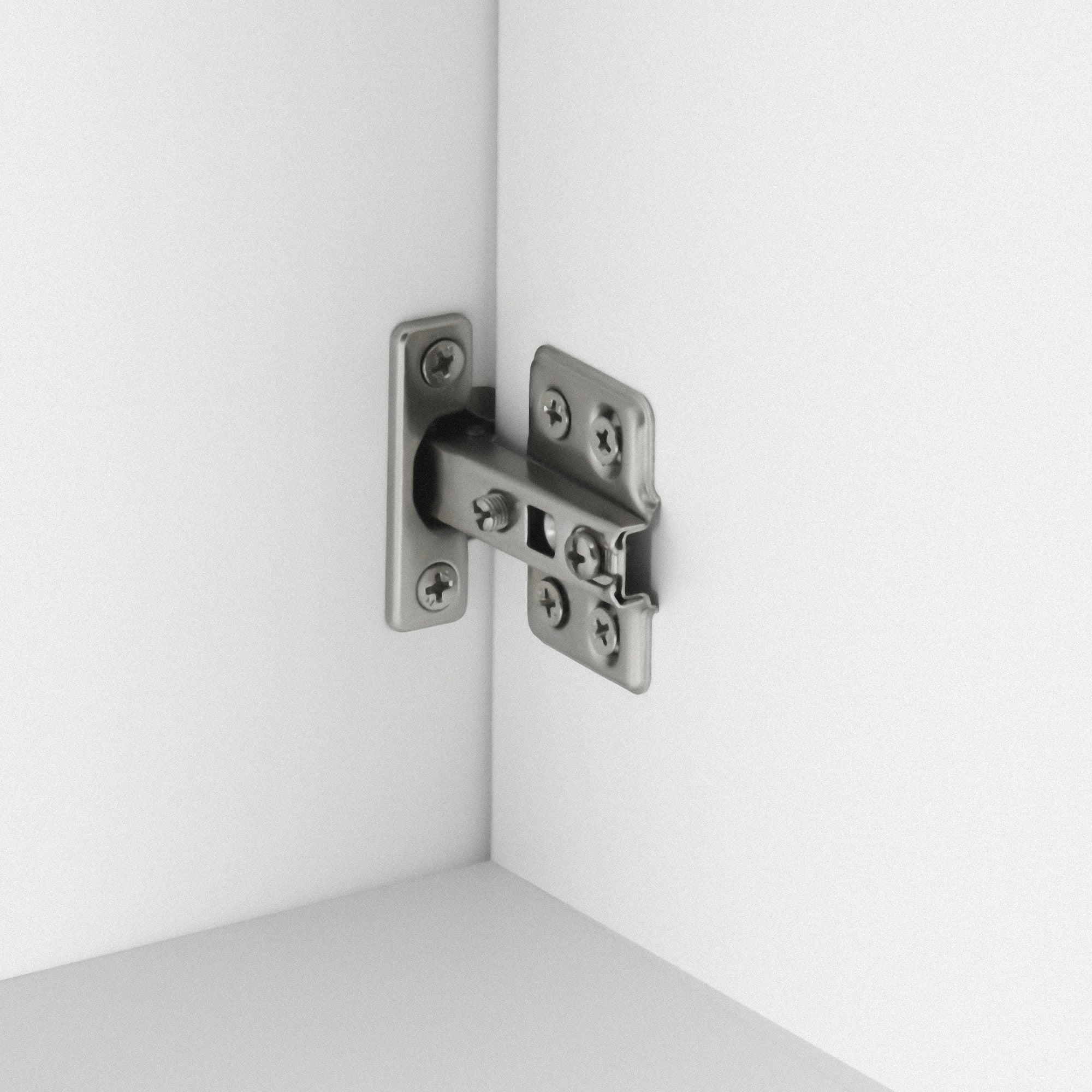 Under Sink Cabinet Bathroom Vanity Modern Cabinet with 2 Doors and Golden Steel Legs 60x30x65 cm White