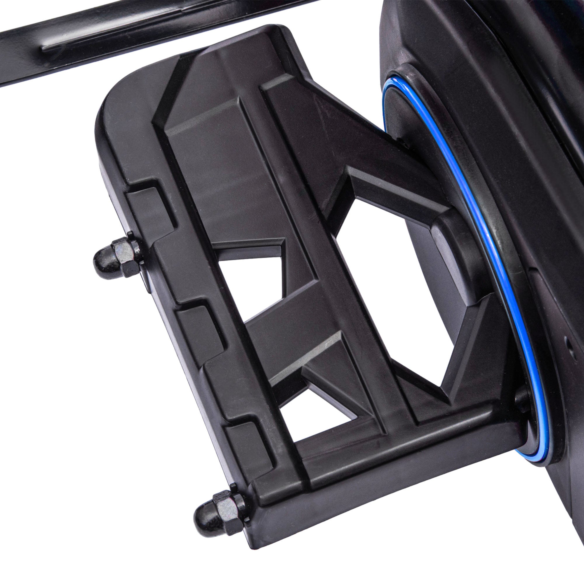 Electric Go-Kart for Kids 3-8 Years Old with 12V Battery Speed Adjustable 3-5 km/h and Safety Belt Load 30 kg for Outdoor Use 100x58x58.5 cm Blue