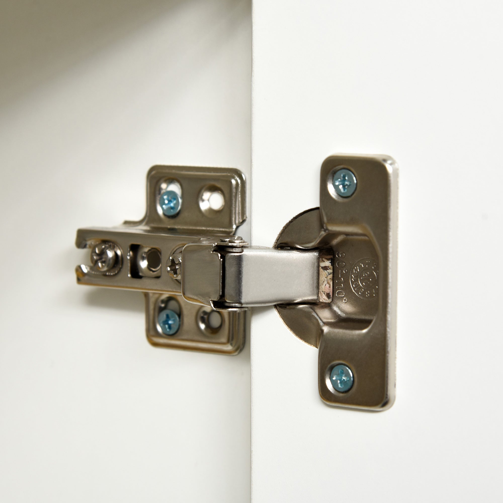 Sideboard Chest of Drawers with 2 Drawers, 3 Doors, Adjustable Shelves, Storage Cabinet Drawer Cabinet for Bedroom, Living Room 117 x 36 x 74 cm White