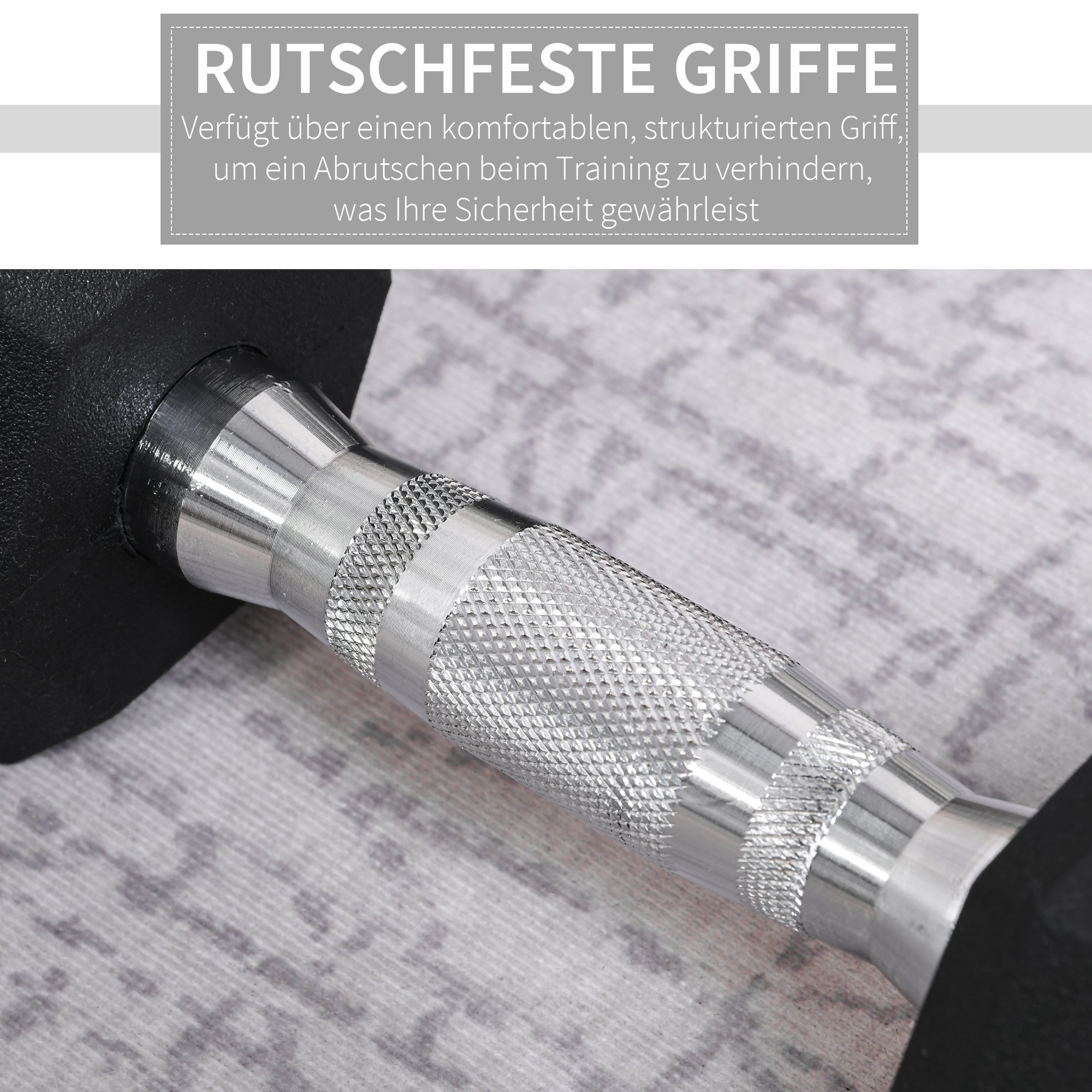 Dumbbell Set, 2 Pcs Dumbbells with Knurled Grip, Cast Iron Dumbbell Set, 2 x 4 kg, Dumbbells for Men and Women, Dumbbell Set for Home, Gym, Strength Training