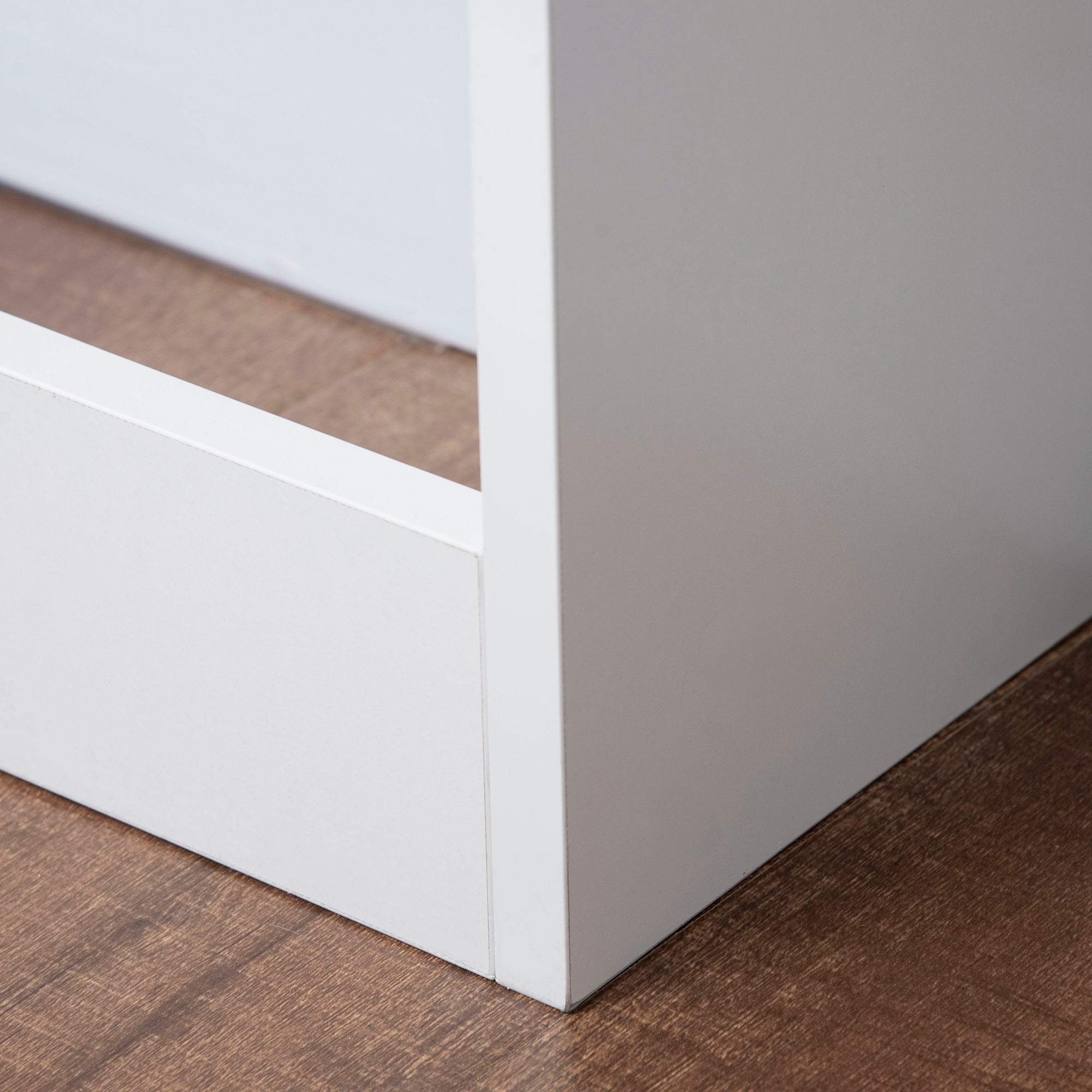 White Radiator Cover 90x18x84 cm MDF Modern Design Vertical Radiator Shelf for Living Room Bedroom