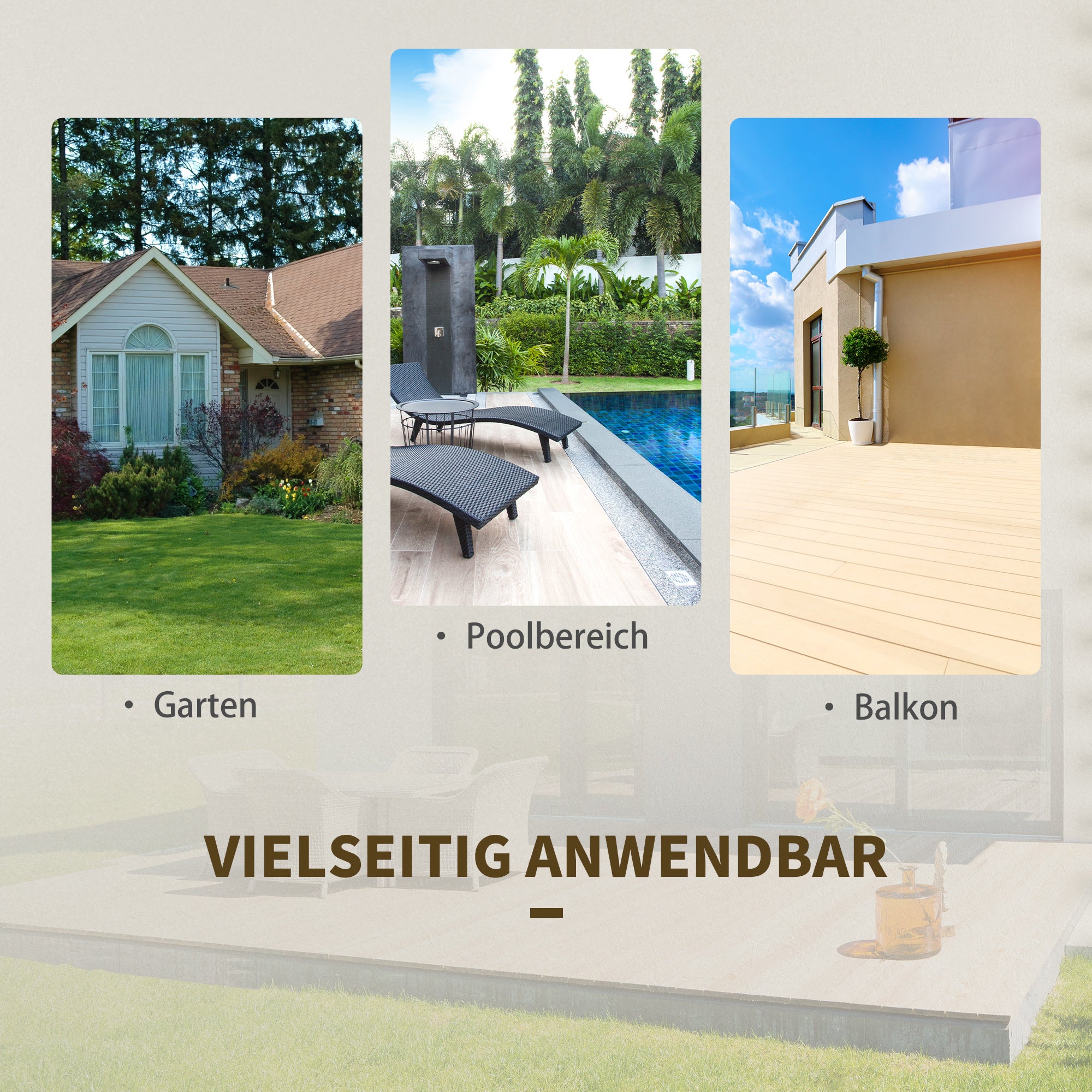 Poly Rattan Garden Furniture Set, Outdoor Lounge Balcony Furniture for 2 People, 3-Piece Dining Set, 2 Chairs, Table, Weatherproof Garden Lounge for Garden, Patio, Balcony, Coffee Brown