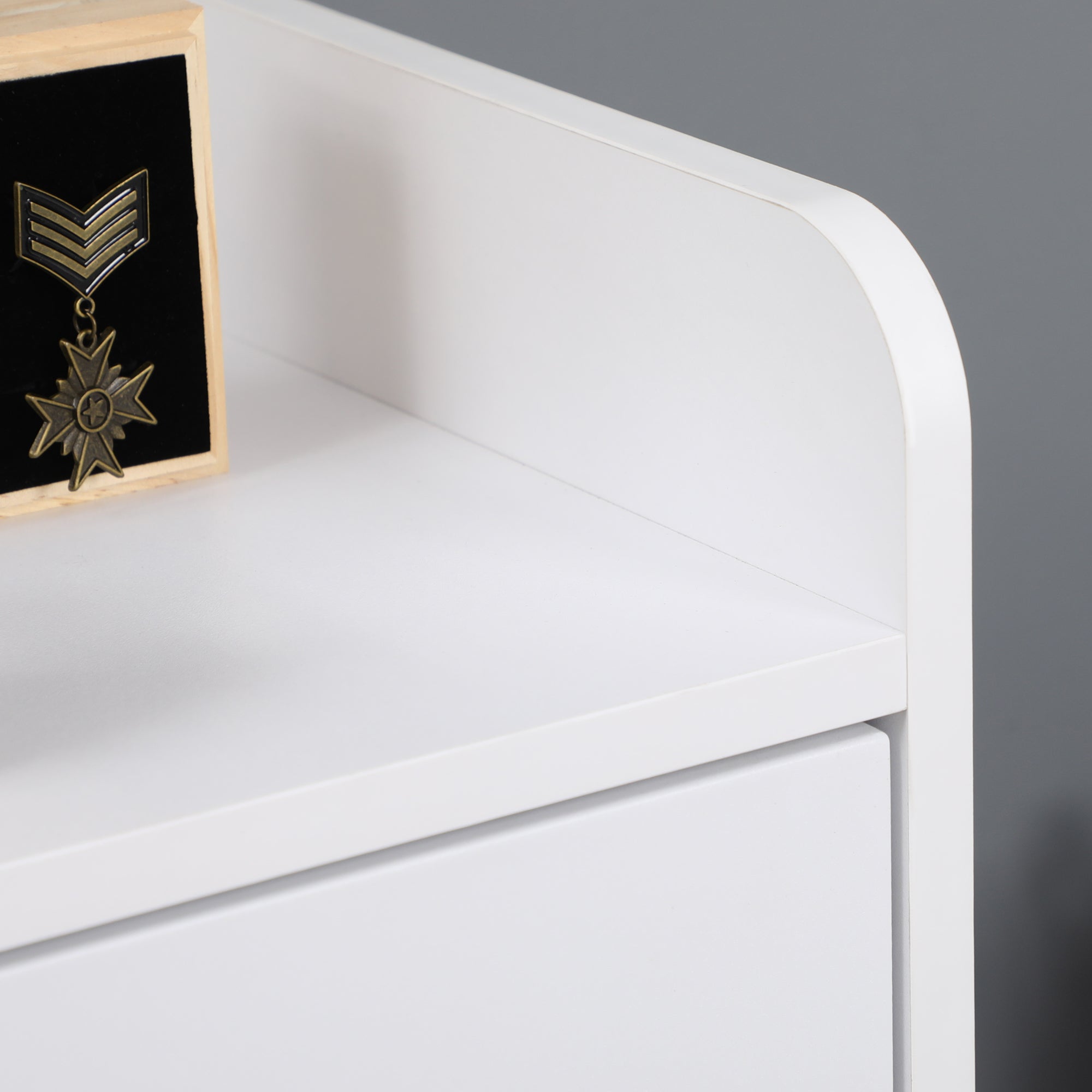 Living Room Display Cabinet Bookcase with Glass Doors Adjustable Shelf and Soft-Close Hinges for Study Home Office Bedroom 60x30x116 cm White