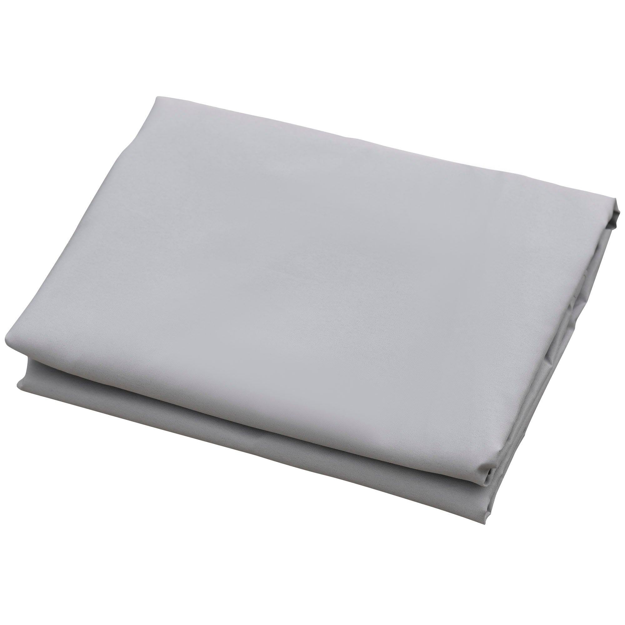 Large Triangular Shade Sail 6 x 6 x 6 m High-Density 160 g/m² Waterproof Polyester Light Gray