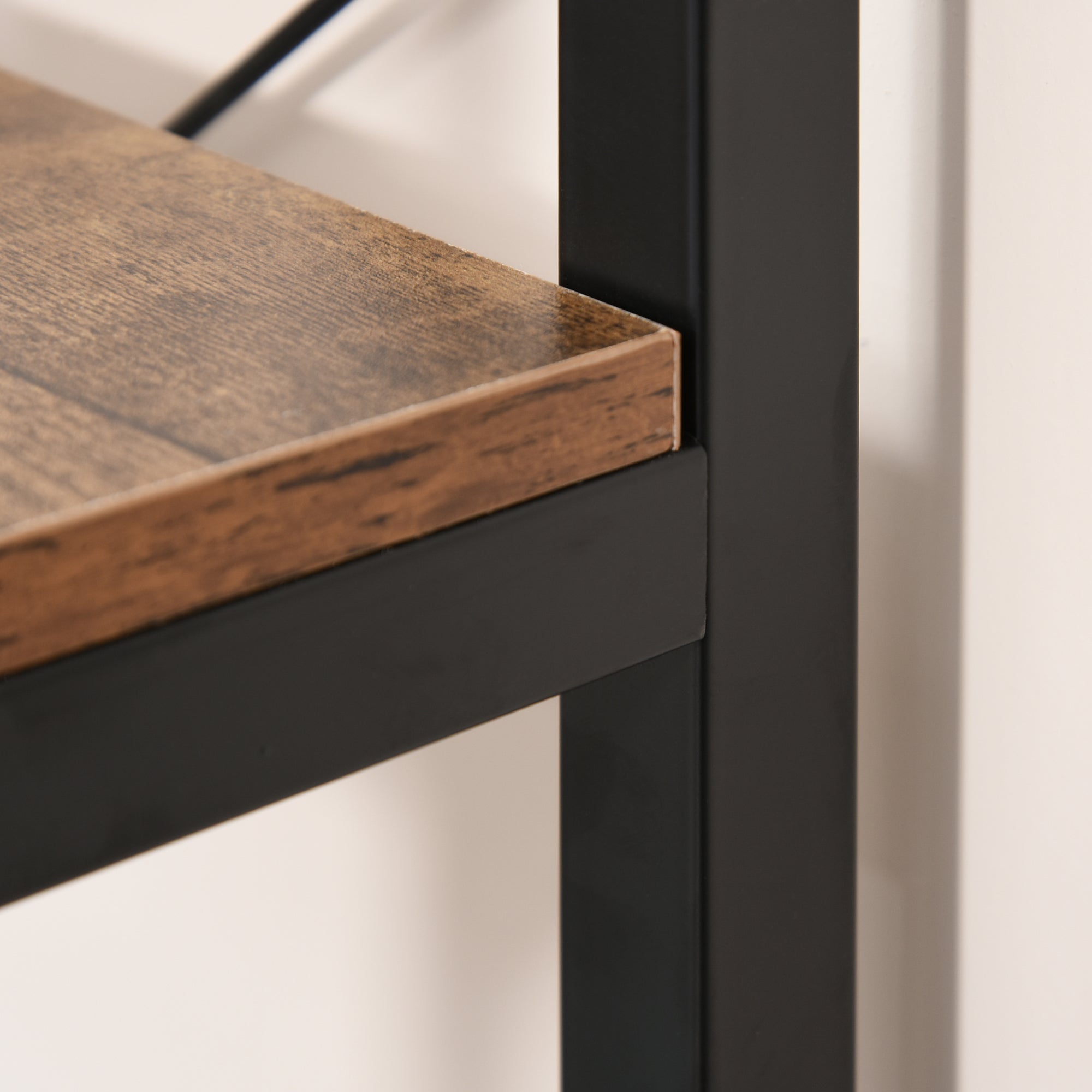 Industrial Style Retro Bookcase with 6 Open Shelves for Books and Anti-Tip System Storage for Living Room Office 31.5x11.8x70.9 inches Rustic Brown