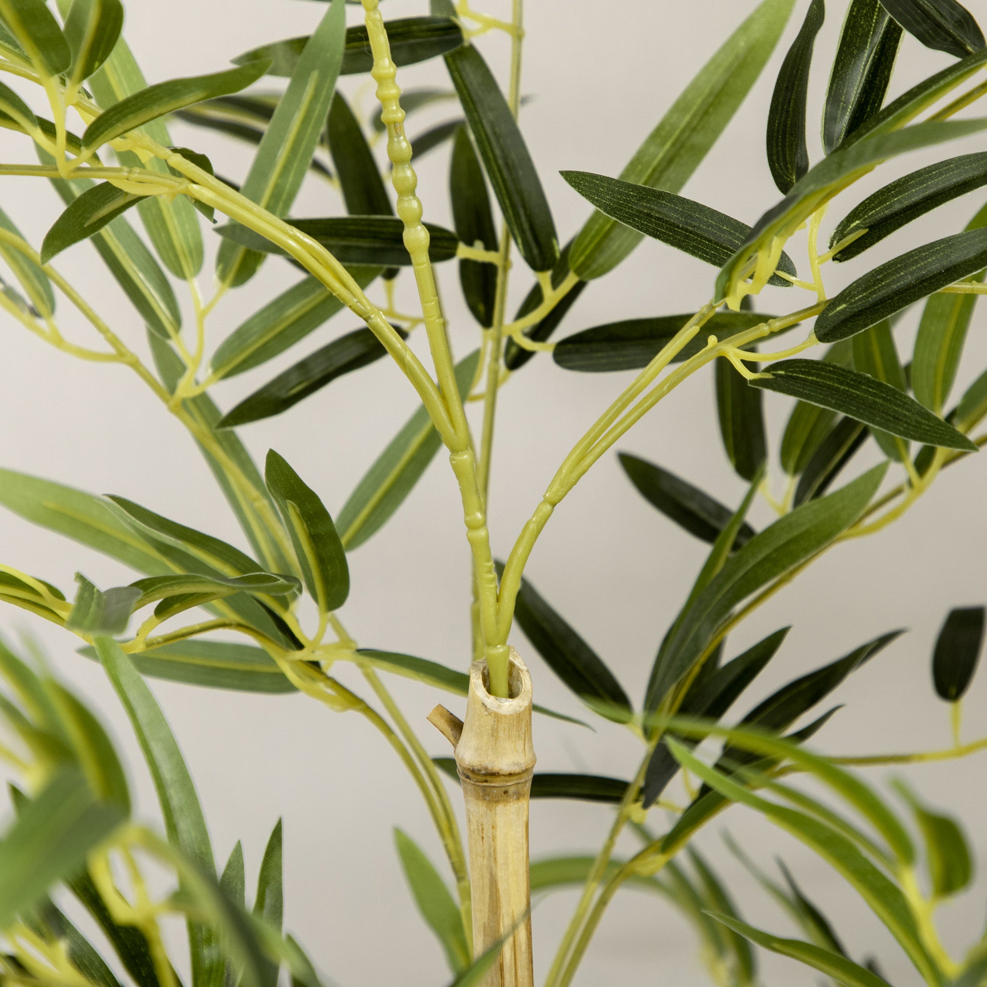Artificial Bamboo in Pot - 150cm Tall, Decorative Fake Plant for Indoor, Green