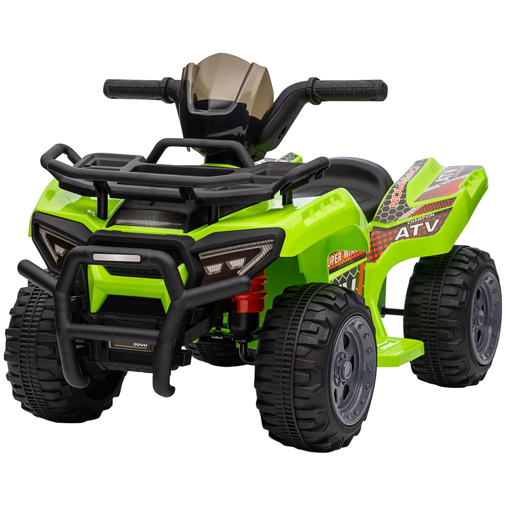 Kids Quad Electric 6V Children's Quad with Forward Function, Music, Electric Quad for Children 1.5-3 Years Green