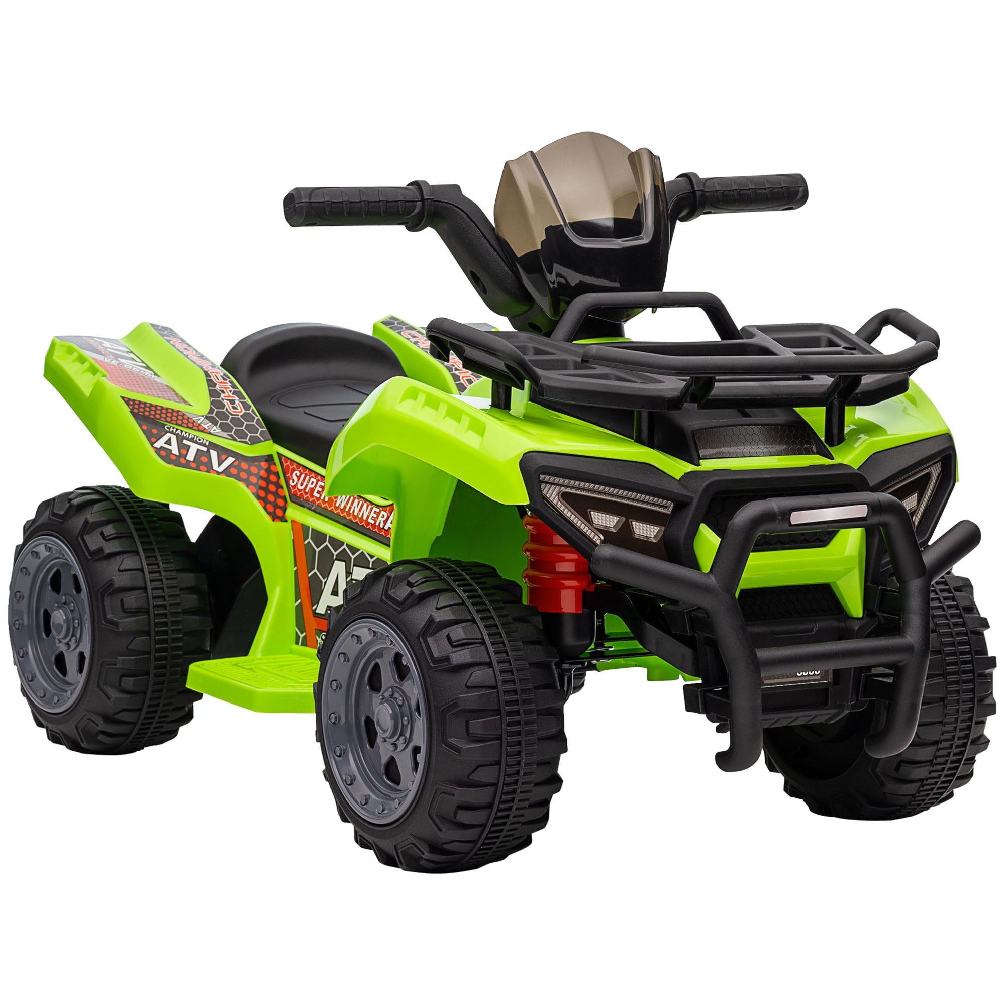 Kids Quad Electric 6V Children's Quad with Forward Function, Music, Electric Quad for Children 1.5-3 Years Green