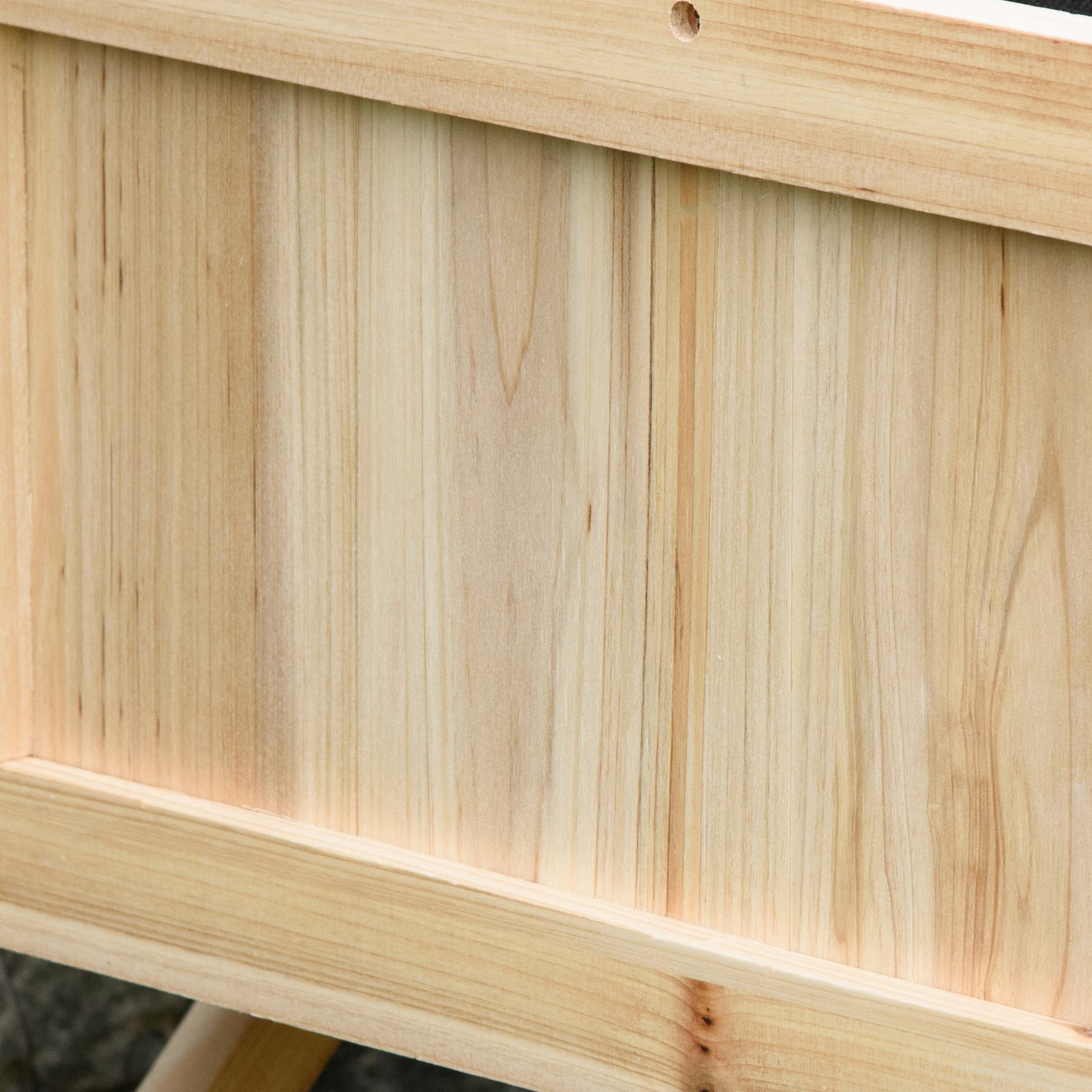 Wooden Urban Garden 78.5x58x81 cm Planter Table with 6 Compartments and Lower Shelf for Plants Flowers in Garden Terrace Outdoor Natural Color