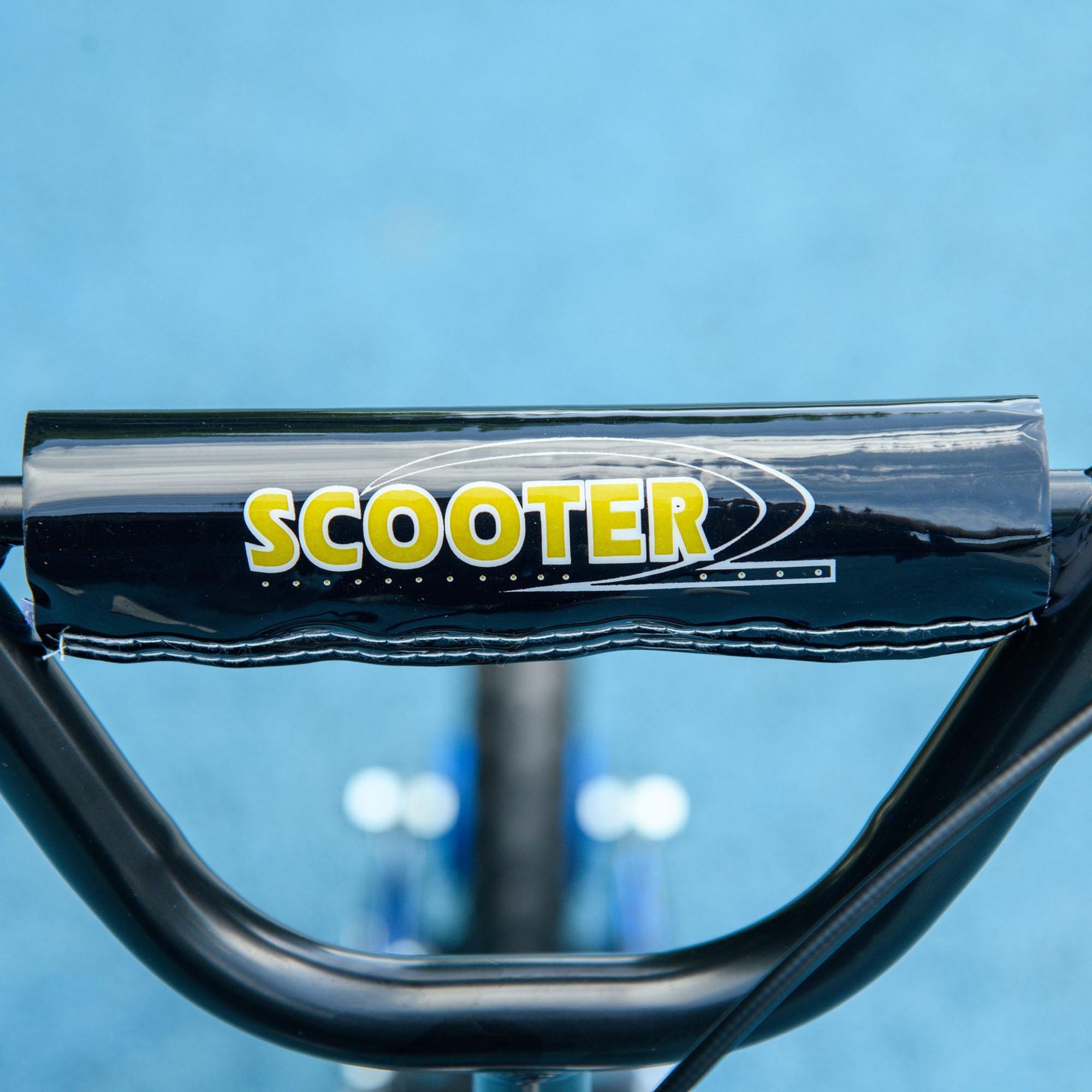 Children's Scooter with Large Wheels for 6-12 Year Olds Adjustable Height Rear Brake Kickstand Blue