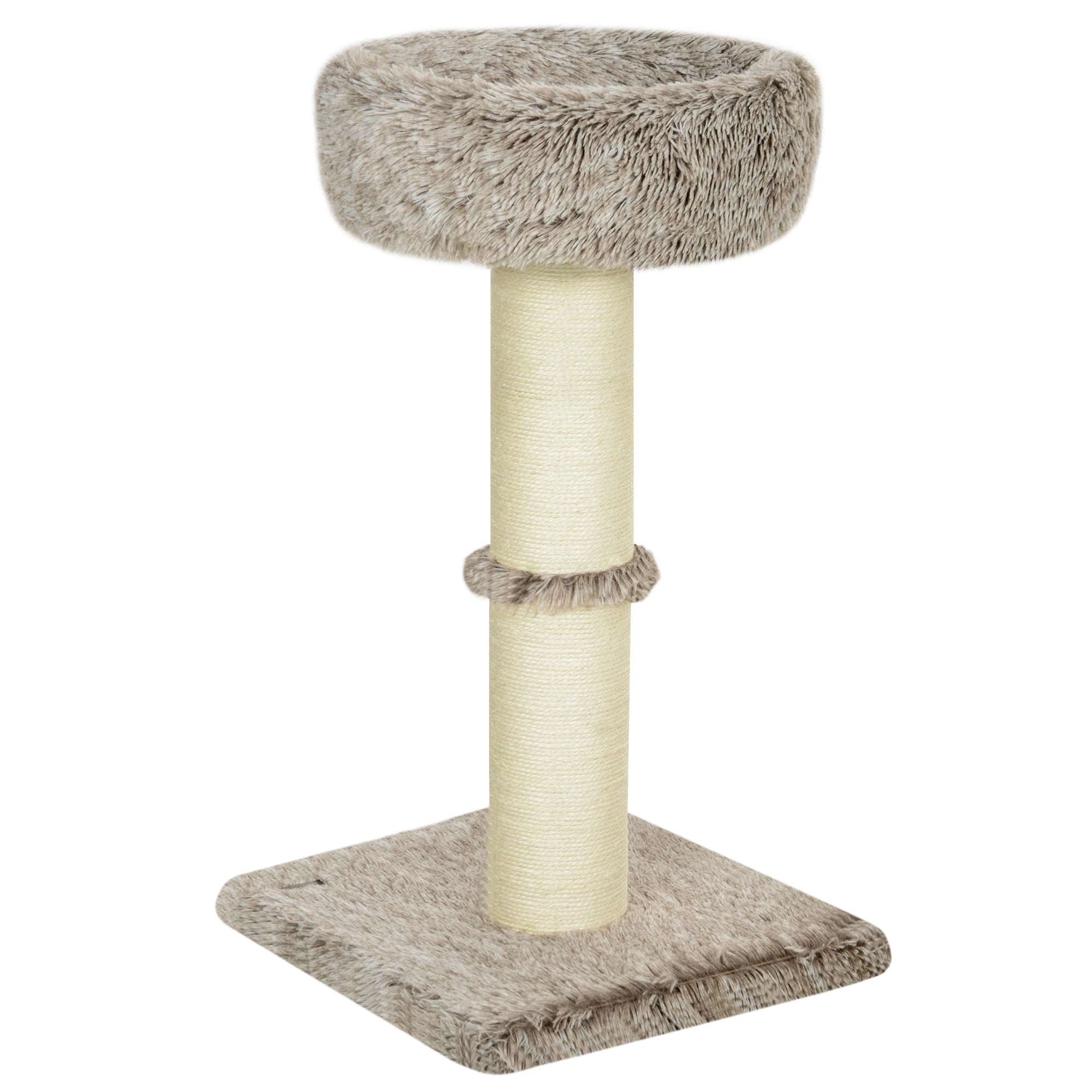 Cat Tree 87 cm High Cat Tower with Bed, Thick Pole, Cat Scratching Post with Sisal Scratching Columns, for Cats Up to 6 kg, Indoor, Brown
