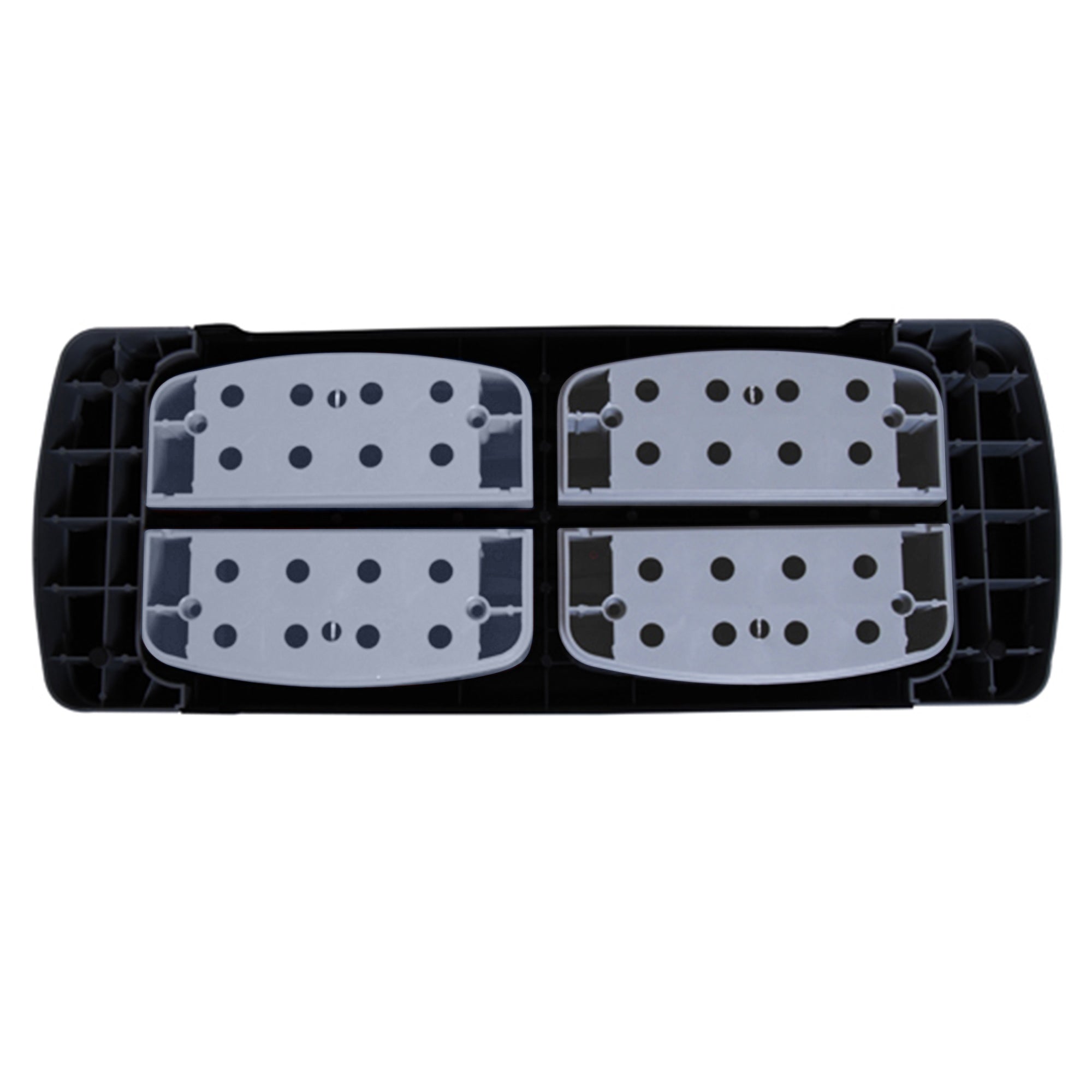 Adjustable Height Aerobic Fitness Step with Non-slip Surface 78x29x20 cm