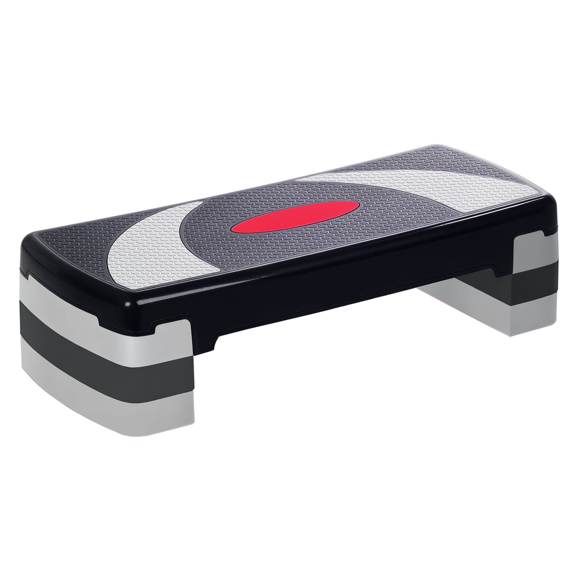 Adjustable Height Aerobic Fitness Step with Non-slip Surface 78x29x20 cm