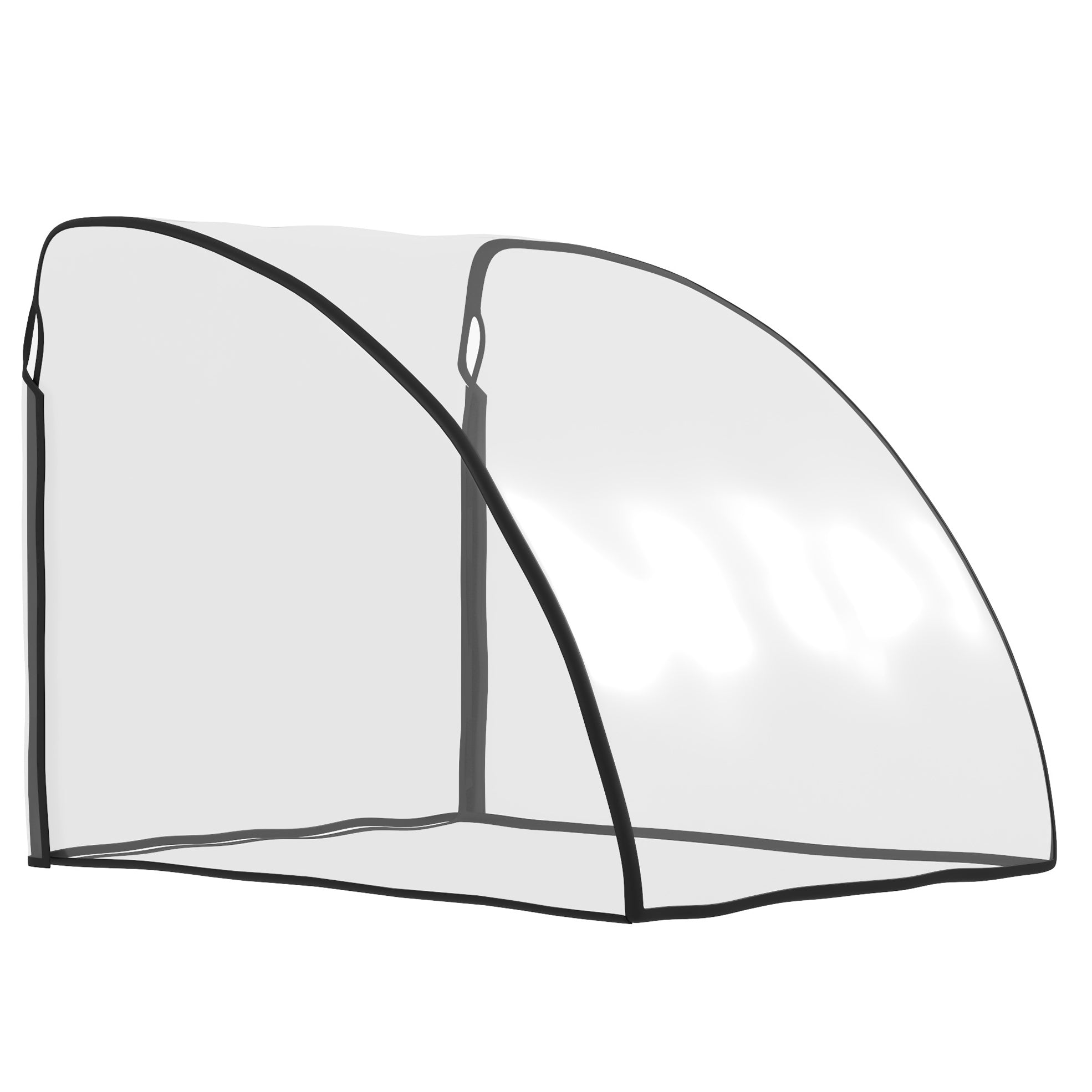 Rain Cover for Bike Trailer, Rain Protection Cover for Hand Wagon, Child Trailer, Rain Cover with Velcro Closure, Transparent