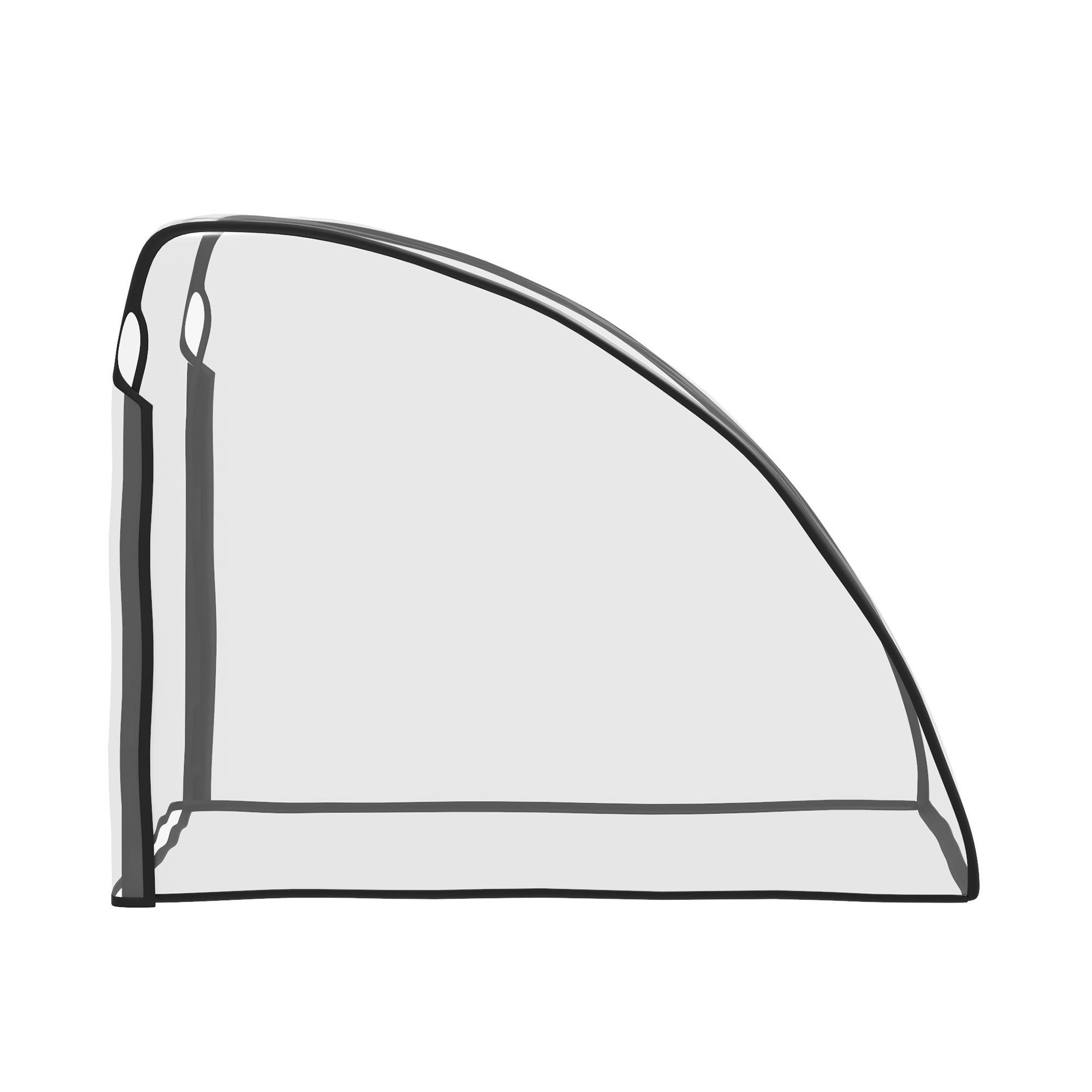 Rain Cover for Bike Trailer, Rain Protection Cover for Hand Wagon, Child Trailer, Rain Cover with Velcro Closure, Transparent