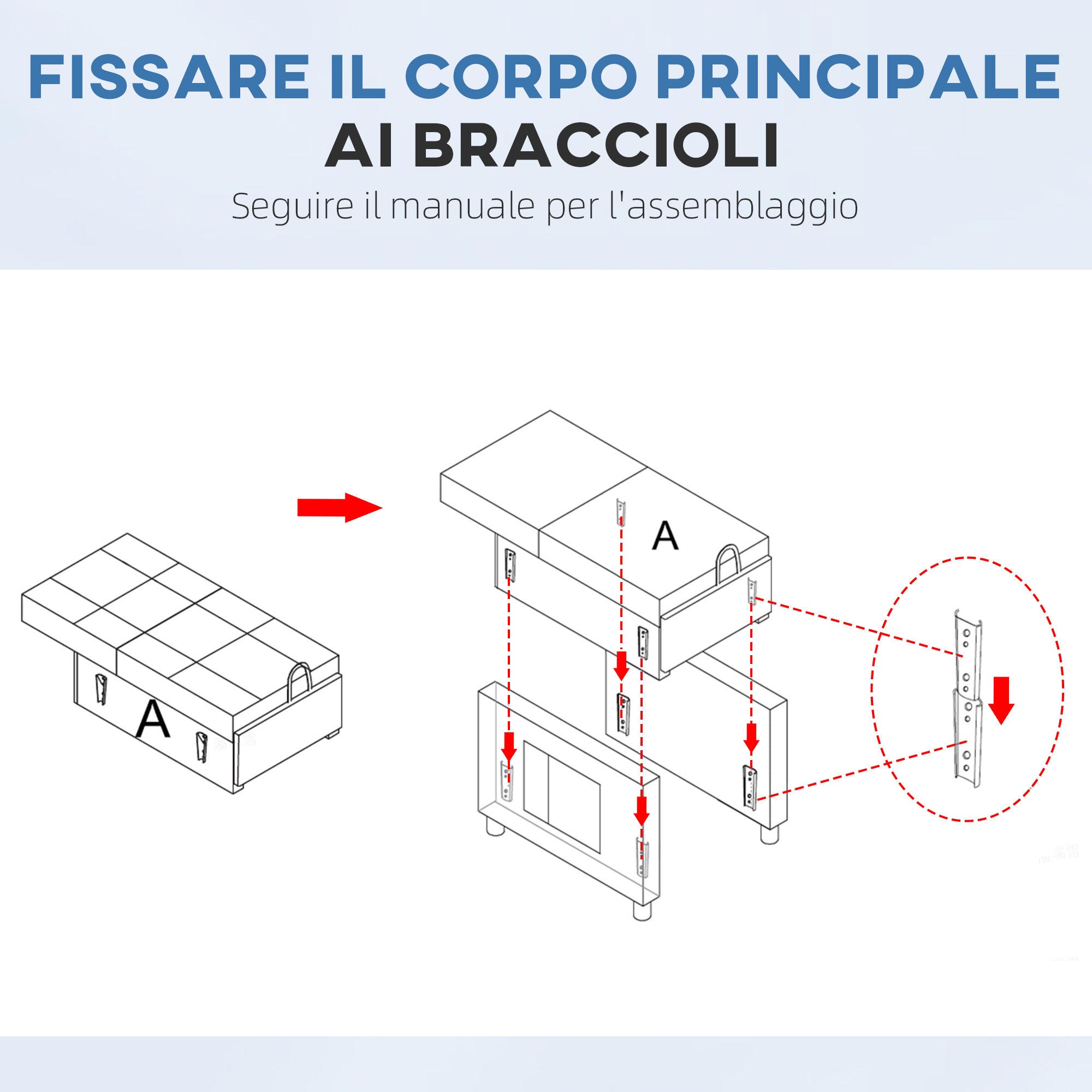 Single Sofa Bed with 3-Level Reclining Backrest, 2 Wheels, and Cushion, Foldable Single Sofa Bed for Living Room in Linen Effect Fabric and Wood, 69x82x85cm, Blue