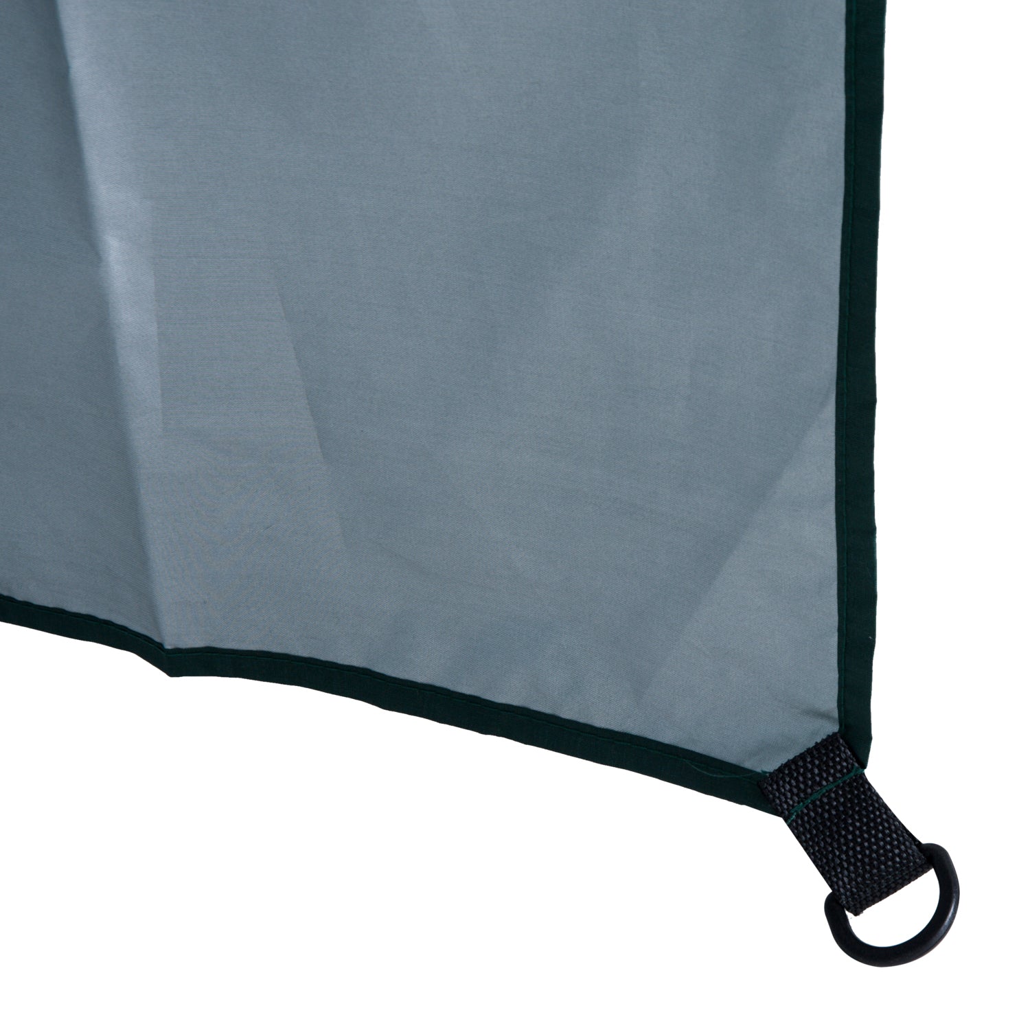 Sun Umbrella Beach Umbrella Sun Protection with Side Wall Beach Polyester Dark Green 2.2 x H2.2m