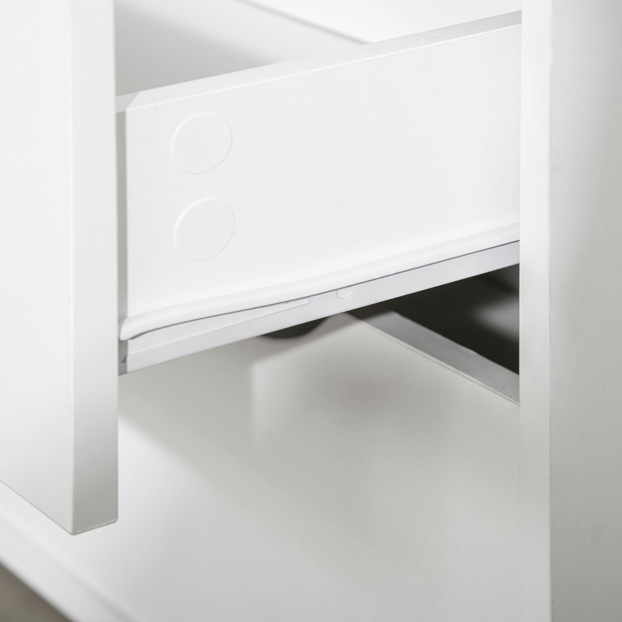 Scandinavian Design 5-Drawer Chest of Drawers Storage Unit Particle Boards 99 x 39 x 101 cm White Light Oak