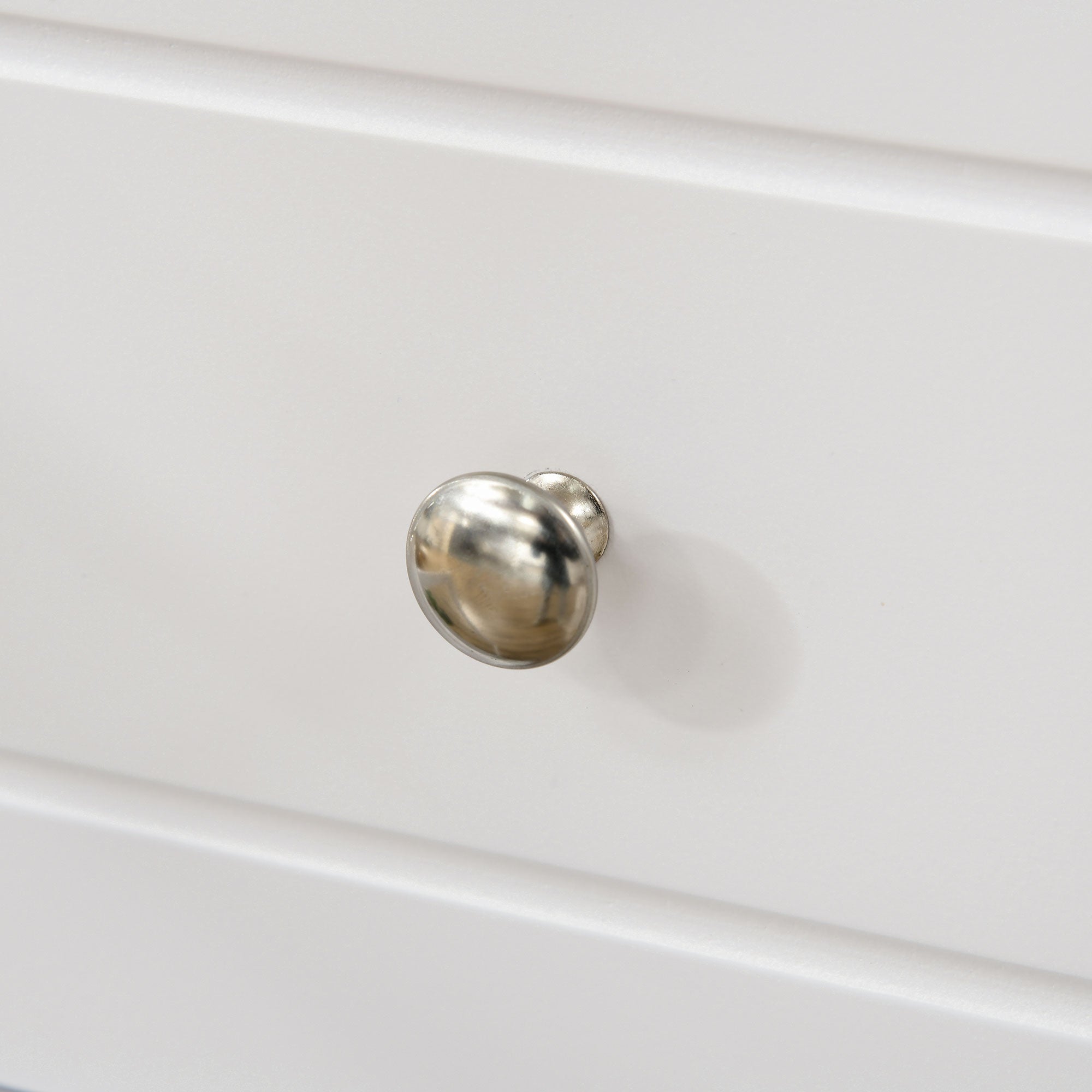 Kitchen Pantry Cabinet Display Case with 4 Tempered Glass Doors Drawer and Adjustable Shelves for Living Room Dining Room 74x35.5x181.5 cm White