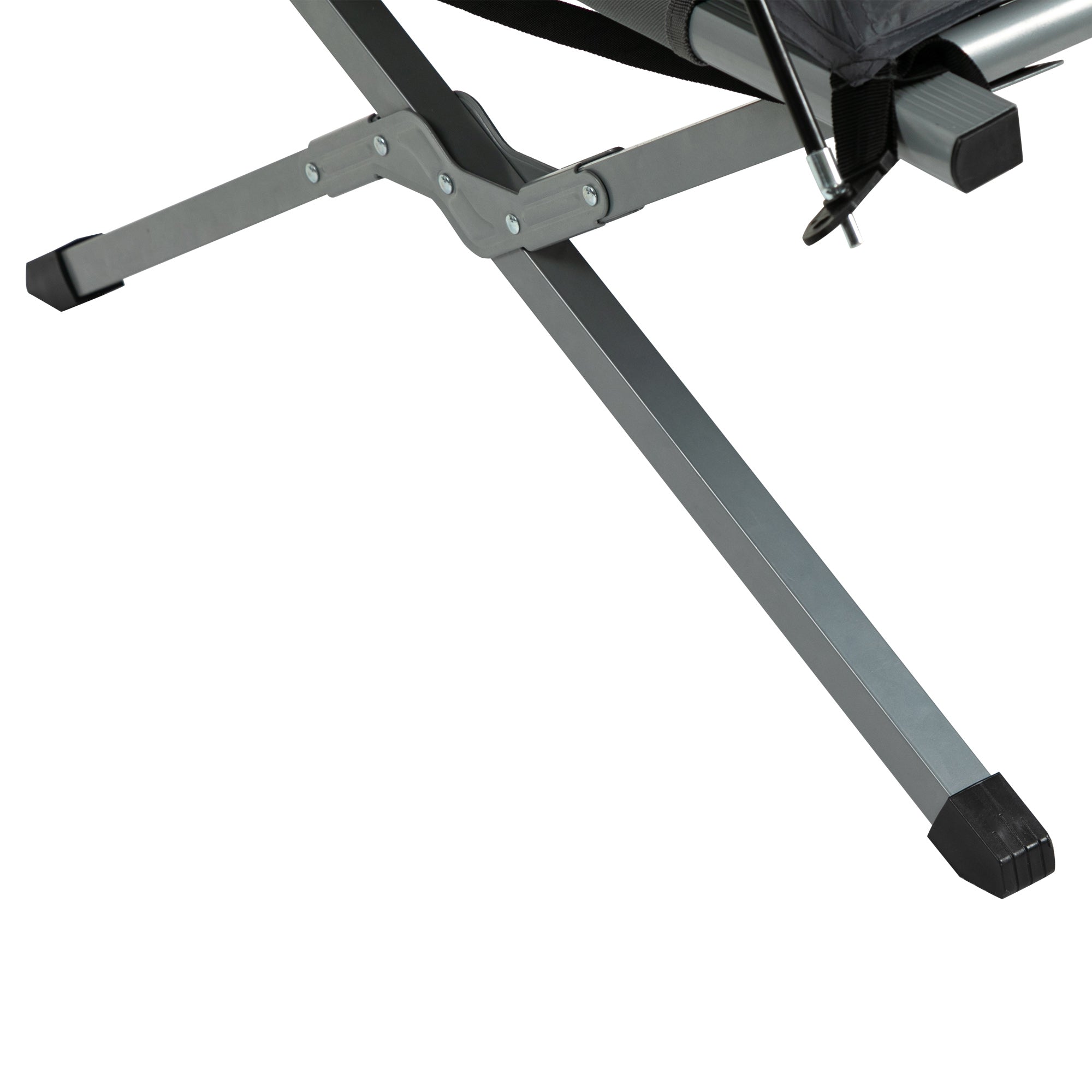 Camping Bed with Tent Elevated Camp Bed for 1 Person Dome Tent with Air Mattress incl. Carrying Bag Gray 200 x 86 x 147 cm