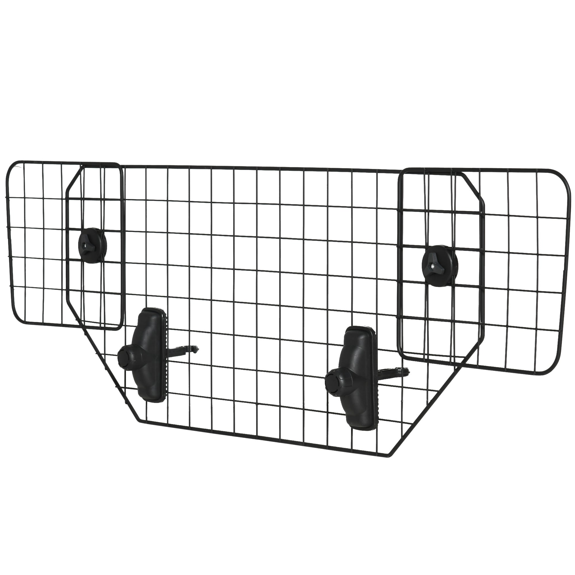 Dog Guard for Car Universal Car Guard for Dogs with Continuously Adjustable Width, Partition Grid for Trunk Dogs Car Grid Dog Safety Grid 90-120 x 40.5 cm