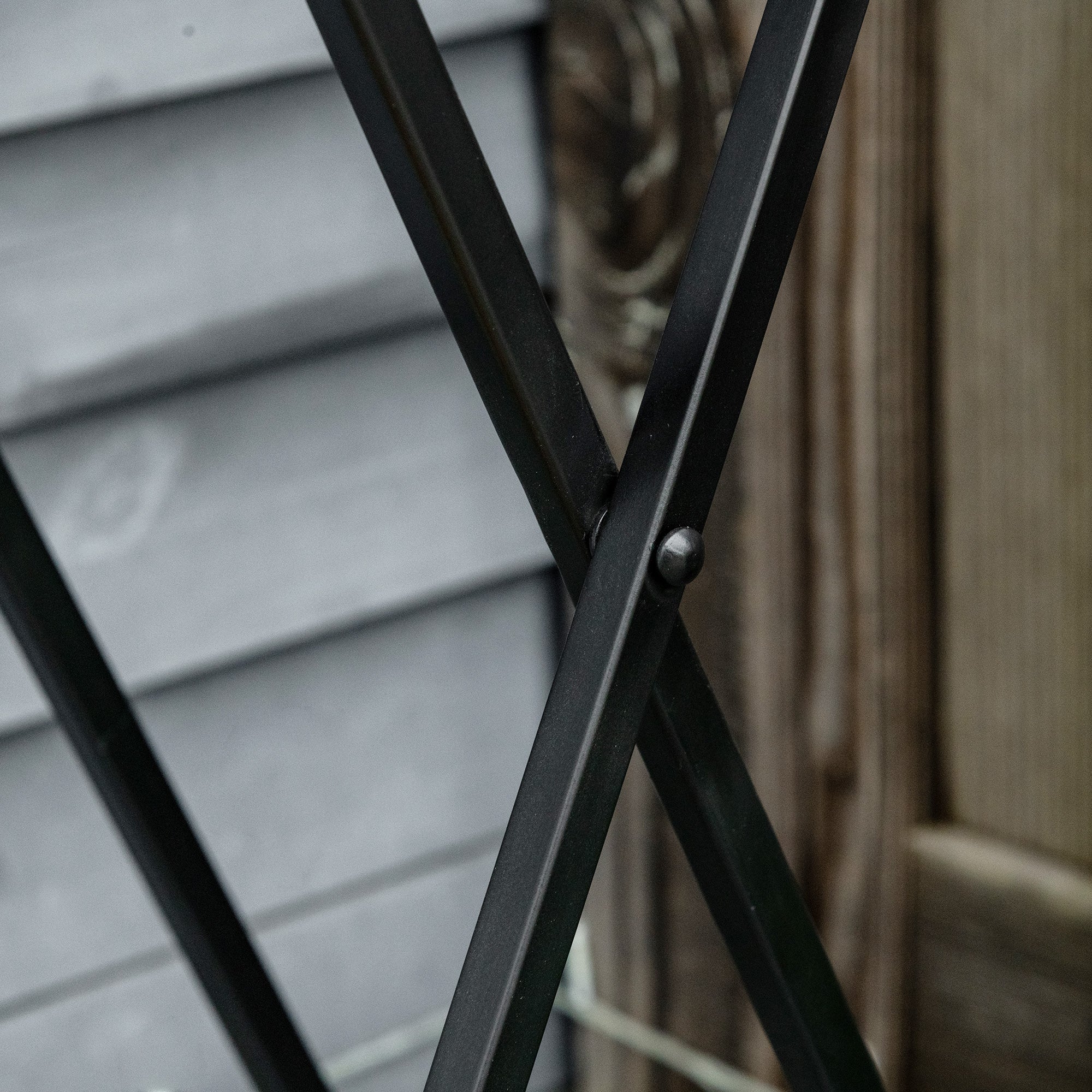 Plant Stand Ø36 x 67 cm Flower Stand Plant Holder foldable round for balcony stone mosaic garden indoor outdoor multicolored