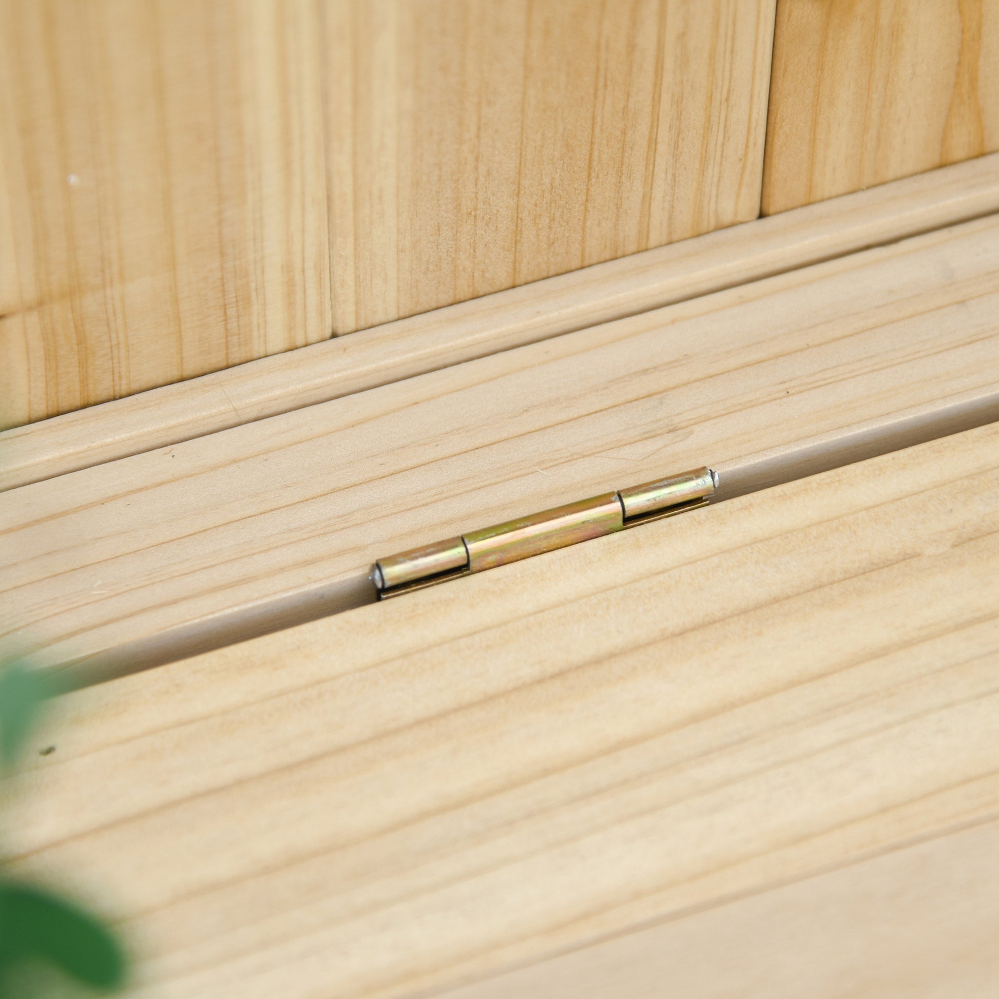 Natural Wood Garden Bench Outdoor Bench with Storage Box and Backrest Load 250 kg for Patio Terrace Balcony 115x45x75 cm