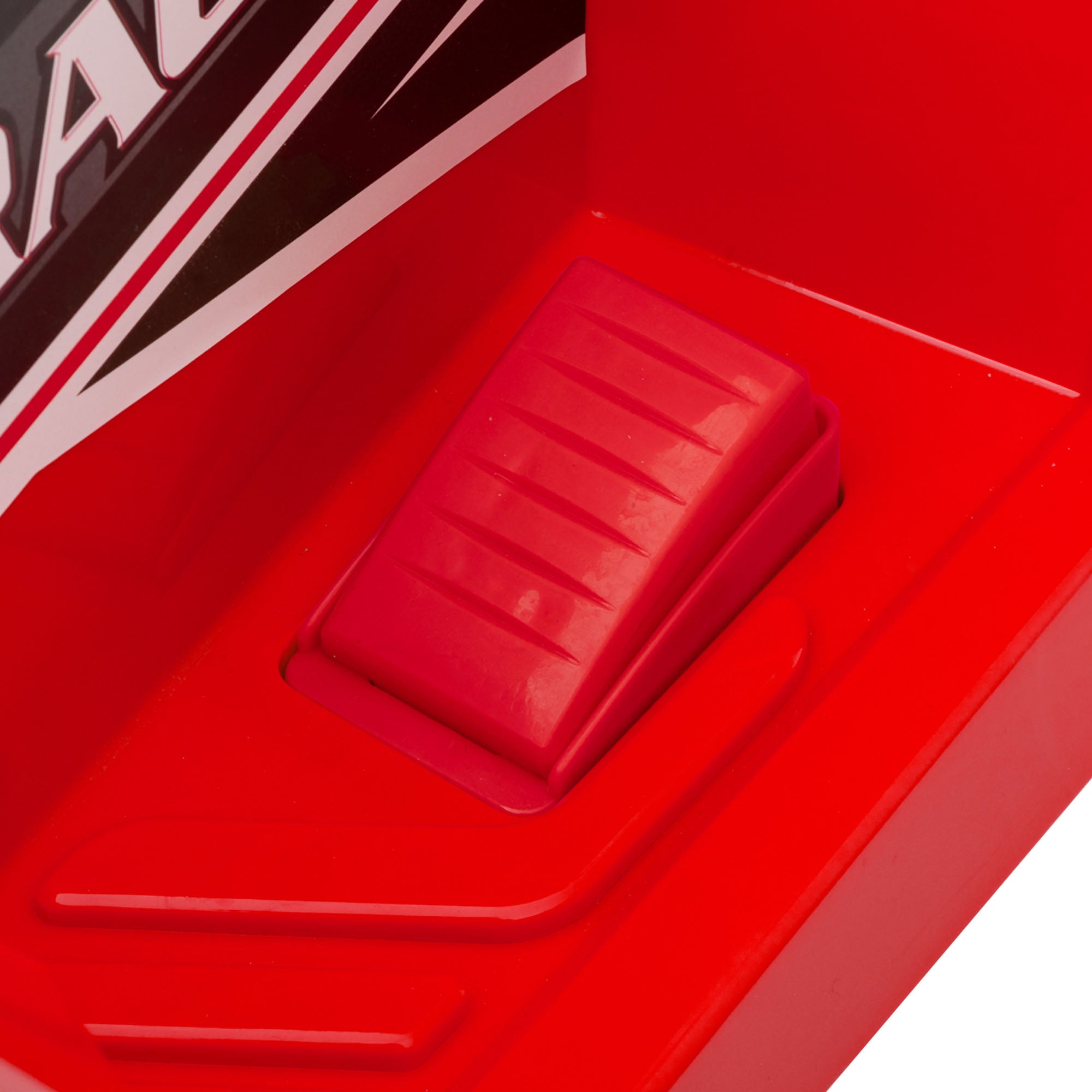 Kids Electric Quad 6V Kid's Quad, Kids Vehicle, Electric Car with Trailer for Kids 1.5-3 years, 2.5 km/h, Metal, 106 x 41.5 x 48.5 cm, Red