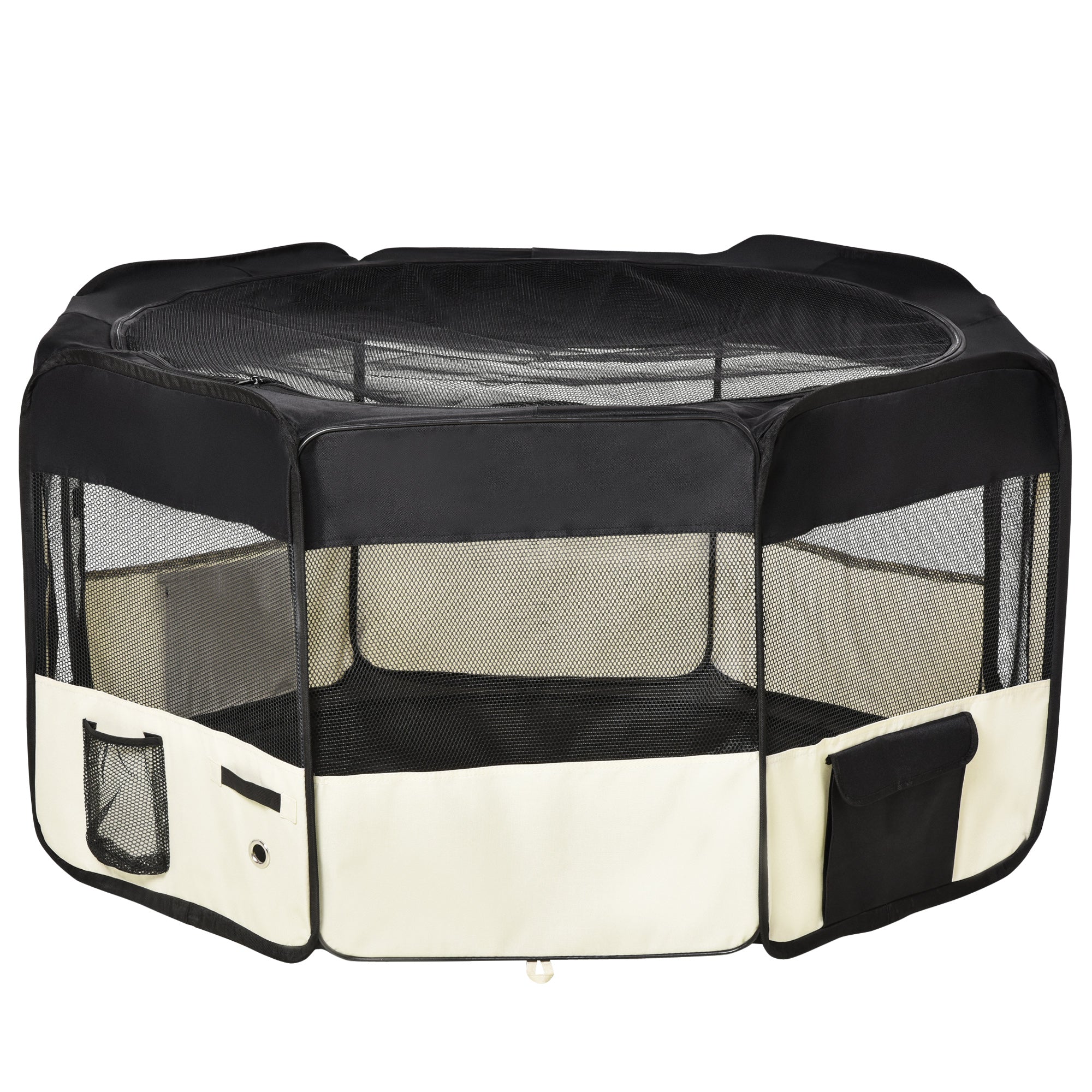 Puppy Playpen Pet Exercise Pen Playpen Puppy Fence Puppy Playpen Dog Playpen 600D Oxford Ø120 x H58 cm