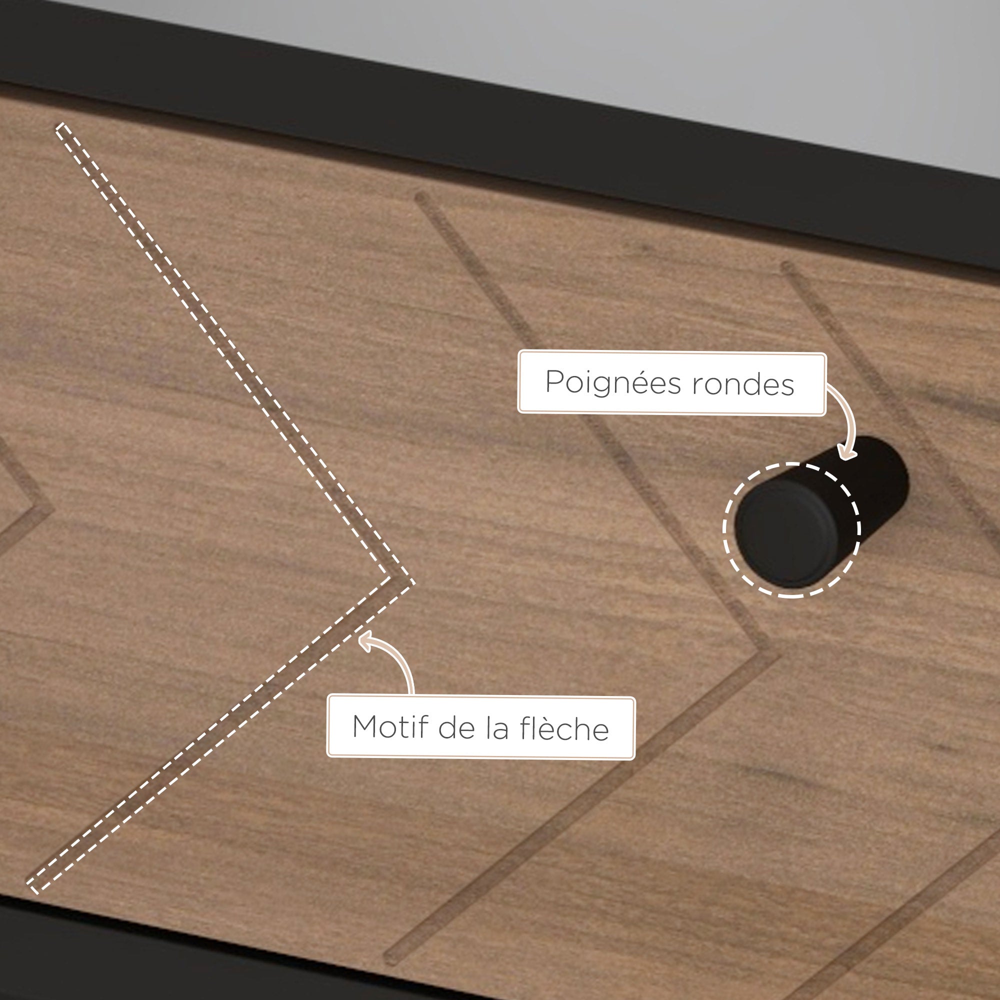 Desk with Storage Computer Desk with Drawers, Metal Frame, 106L x 50W x 77H cm Black