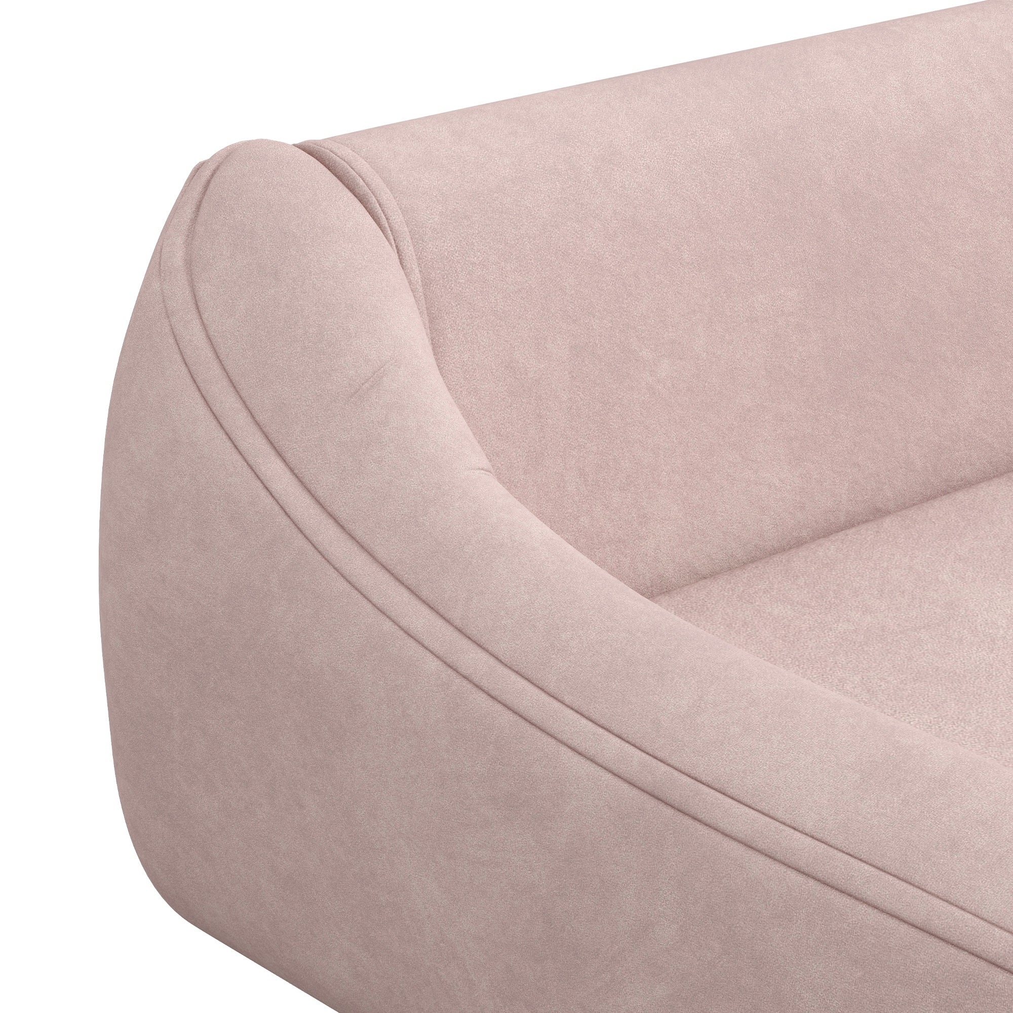 Dog Sofa Cat Sofa with Backrest, Pet Couch with Wooden Legs, Pet Sofa with Cushion, Dog Bed for Medium and Large Dogs, Velvet, Pink, 102 x 58.5 x 42.5 cm