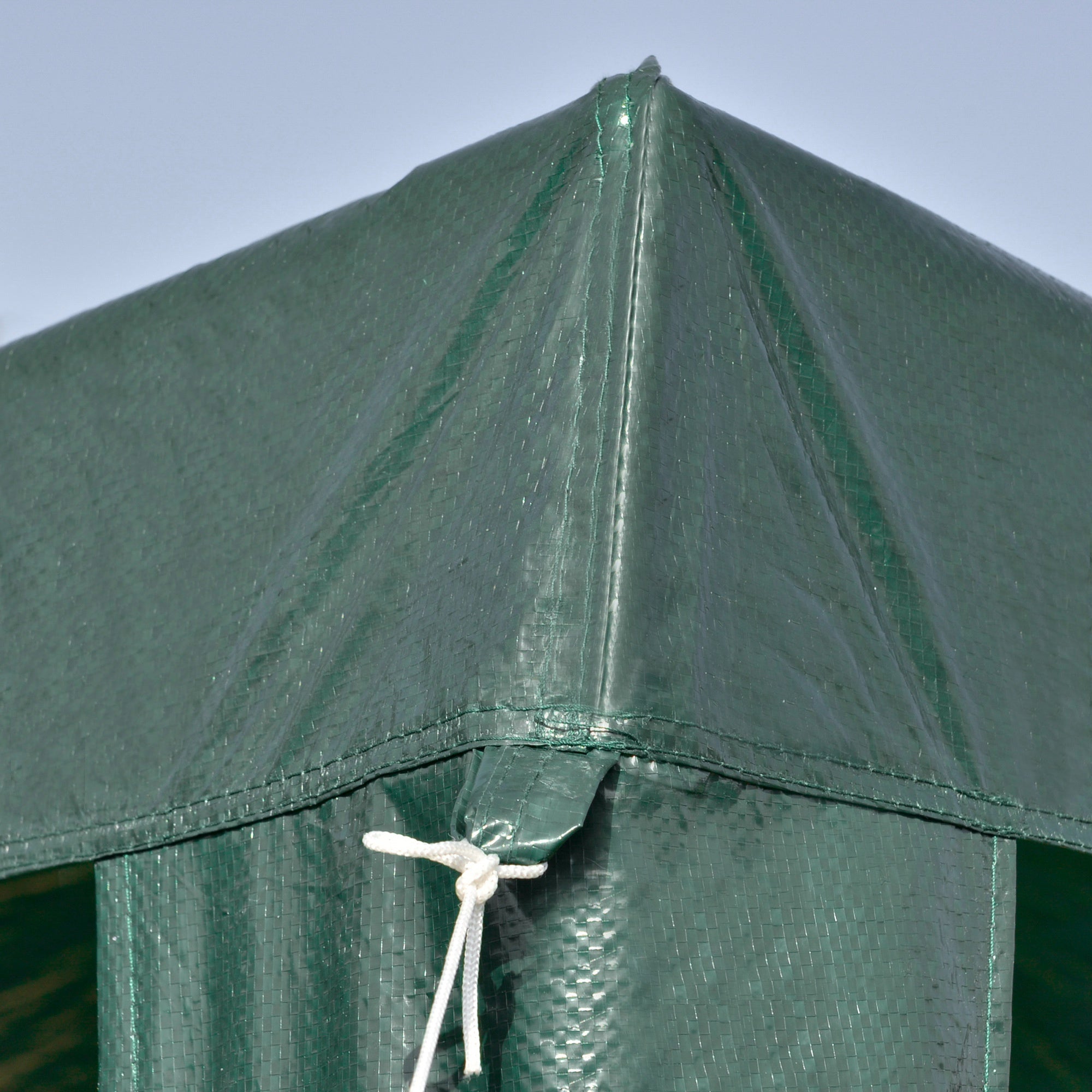 3x3m Detachable Gazebo Garden Pavilion with 4 Drainage Holes and Anti-UV Steel Frame for Terrace Patio Outdoor Camping Green