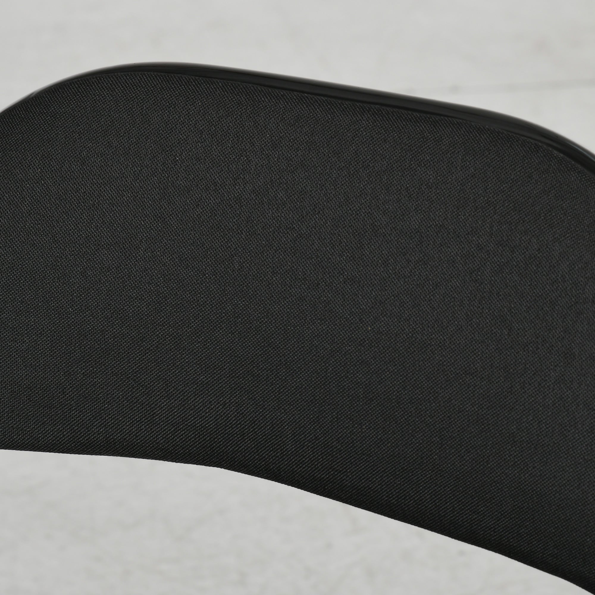 Set of 6 Foldable Chairs with Padded Seat, Modern Space-Saving Chairs with Polyester Cushion for Home and Office, Black