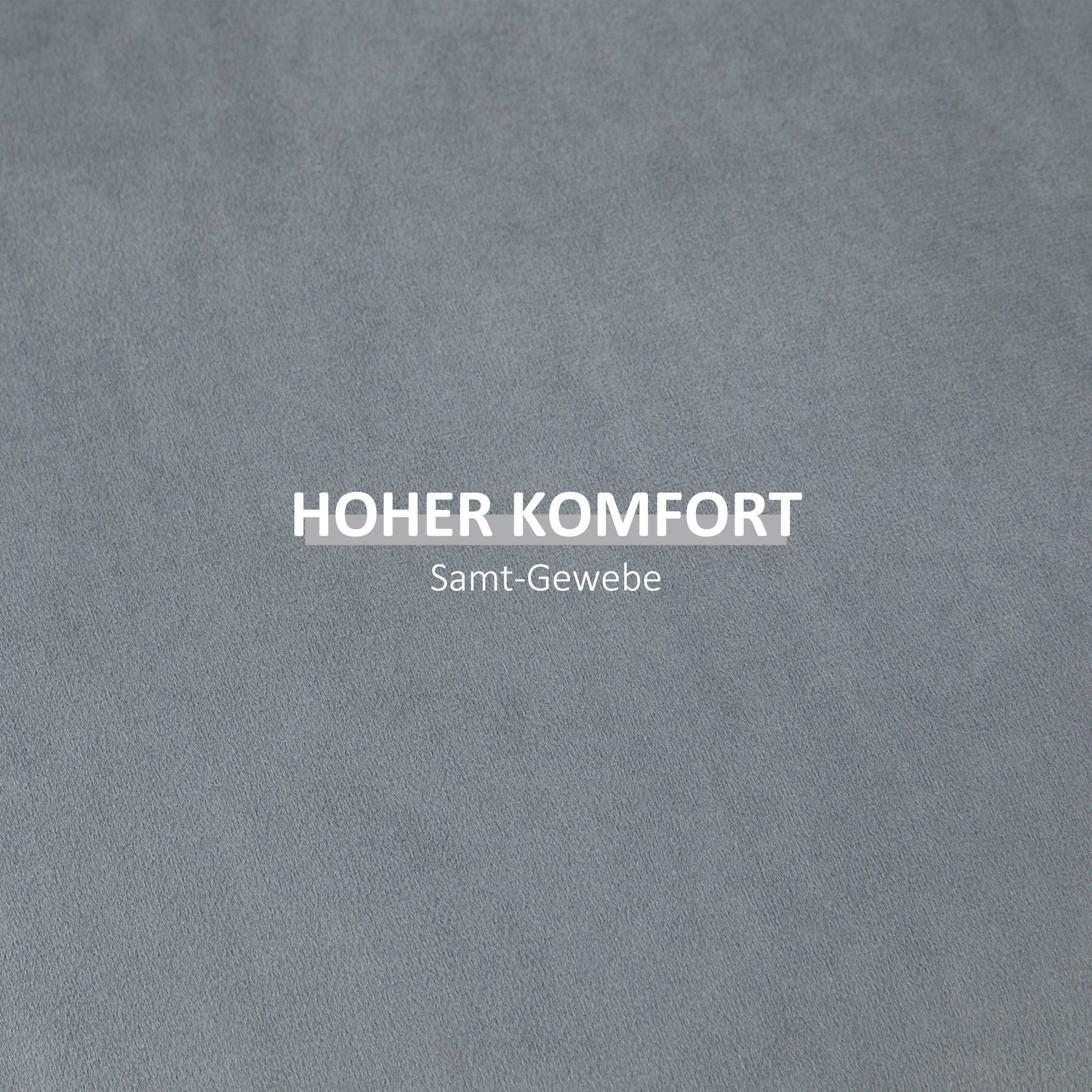 Seat Stool with Storage 2-in-1 Footstool with Lid, Round Ottoman Upholstered Stool with Velvet-Like Texture Side Table for Living Room Bedroom Ø44 x 47.5 cm Grey