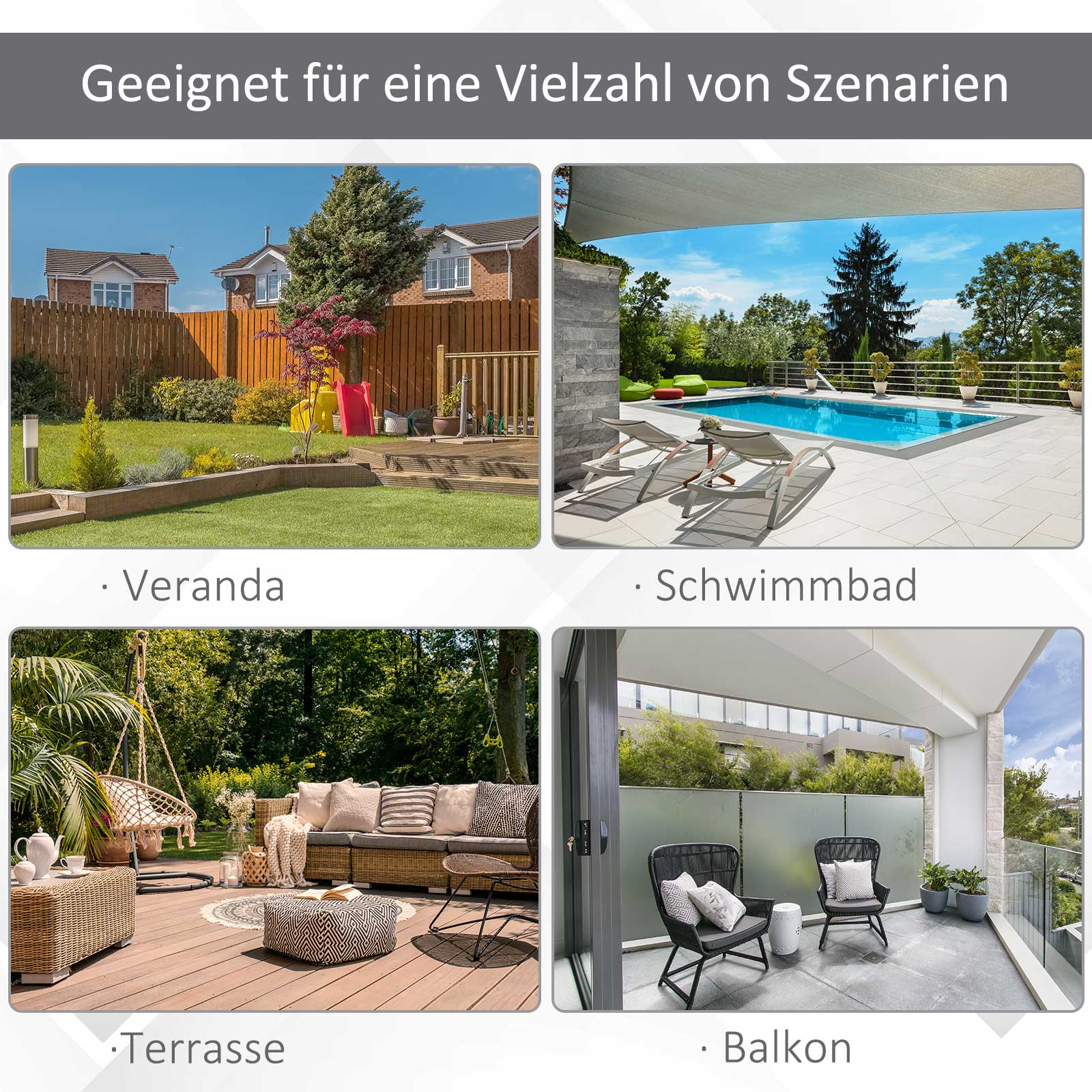 Sun Umbrella Double Umbrella Oval 445x270cm Cantilever Umbrella with Crank Umbrella Stand Garden Umbrella Crank Umbrella, Market Umbrella for Garden Cream White