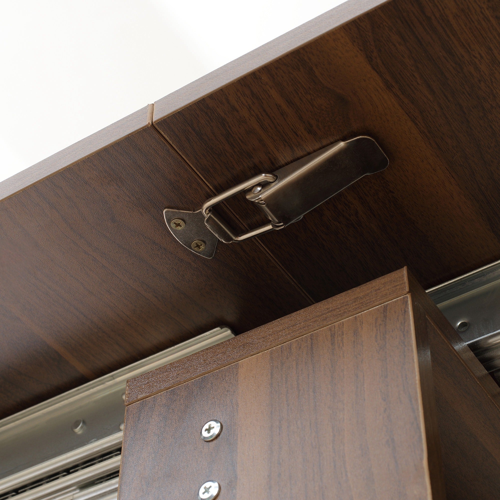 Extendable Dining Table for 4-6 People Console Table with Folding Wings Multifunctional Side Table for Study Kitchen Load 60 kg 180x85x75 cm Brown