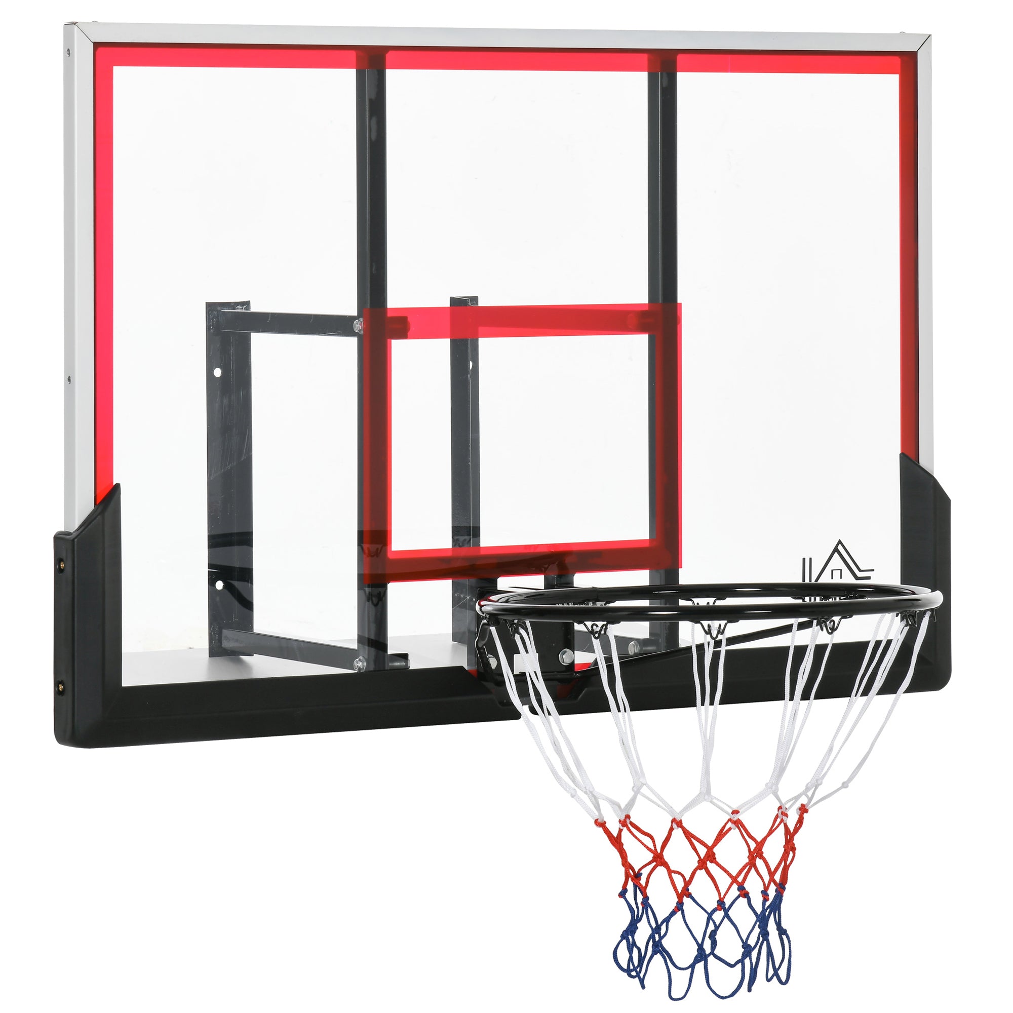Wall-Mounted Basketball Hoop with Special Basket - 102 x 76 x 110 cm - Indoor Outdoor