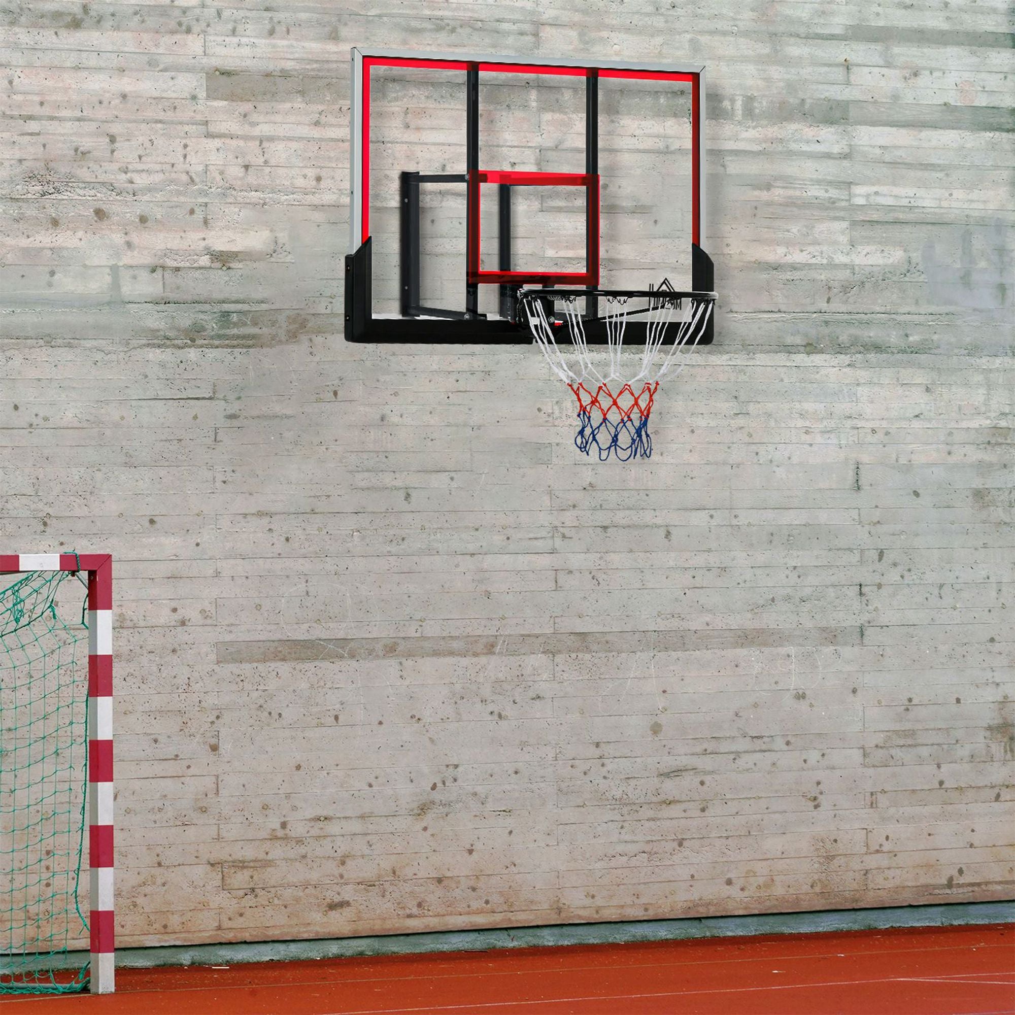 Wall-Mounted Basketball Hoop with Special Basket - 102 x 76 x 110 cm - Indoor Outdoor