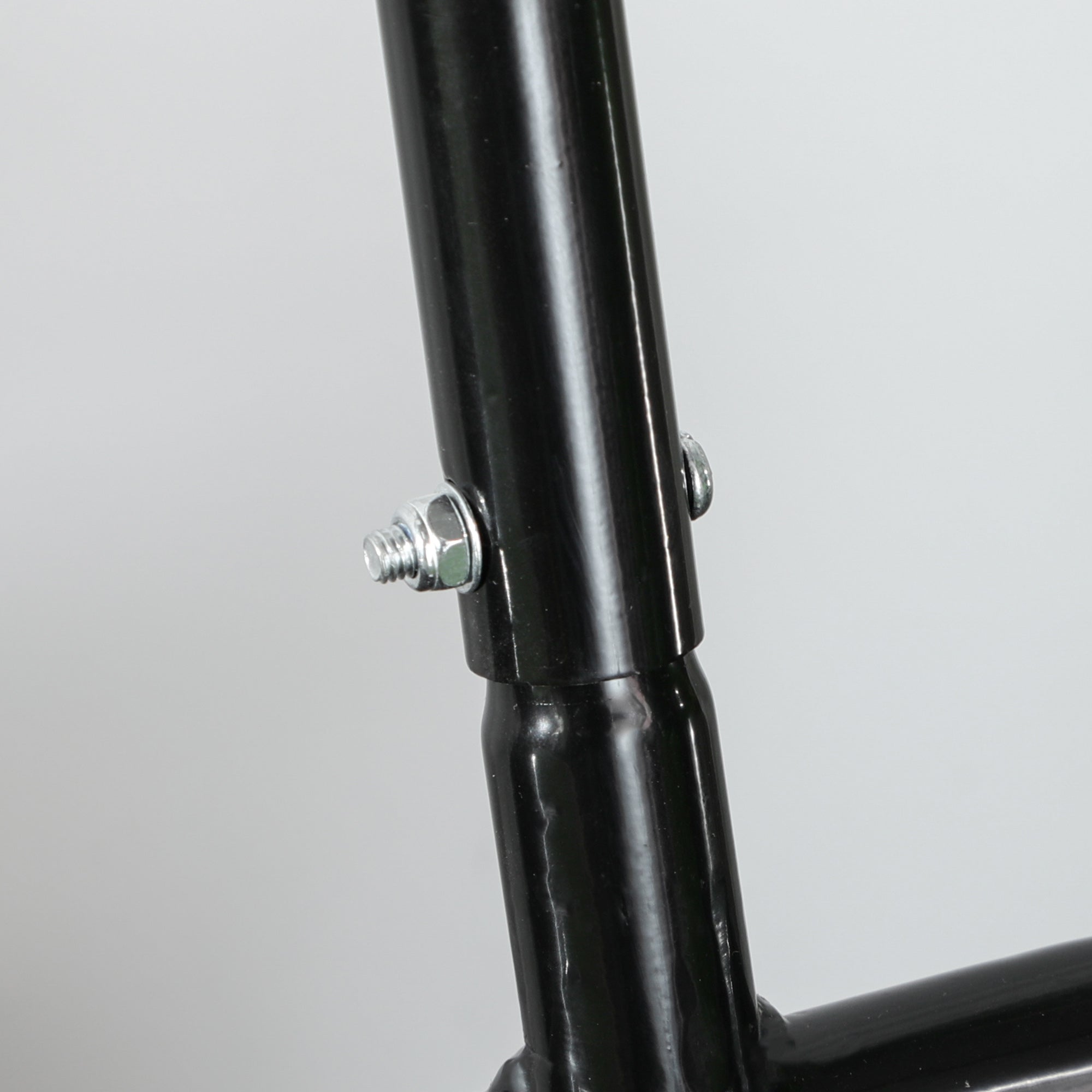 Lawn Roller with U-Handle, Garden Roller, Garden Roll, 32 cm Diameter, 38 L Water/62 kg Sand, Metal, Black, 58 x 32.5 x 113 cm