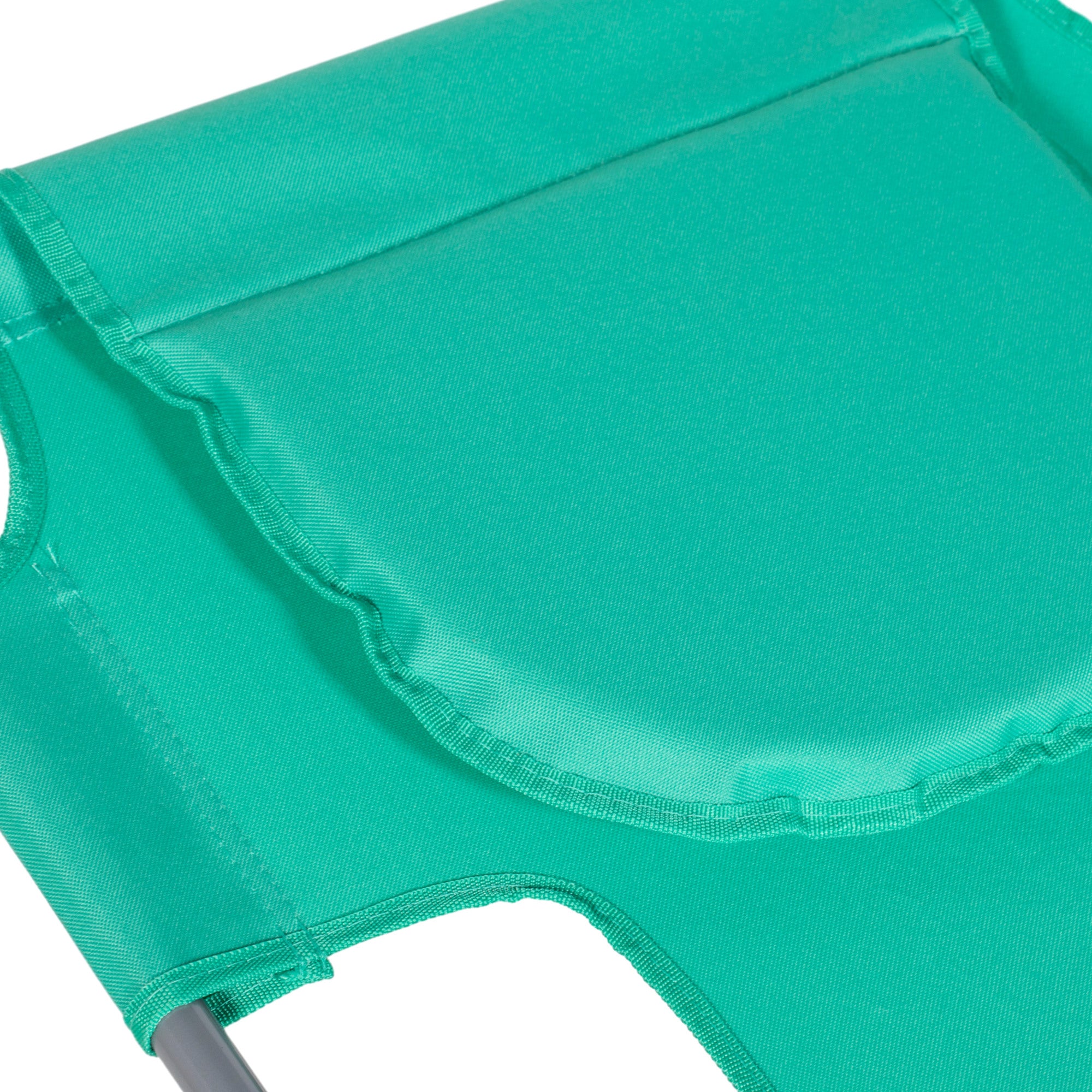 Foldable Sun Lounger Garden Lounger with Reading Window, Headrest, Reclining Chair with 5-Position Adjustable Backrest, Weatherproof Camping Lounger up to 120 kg Load Capacity, for Garden Beach Pool, Green