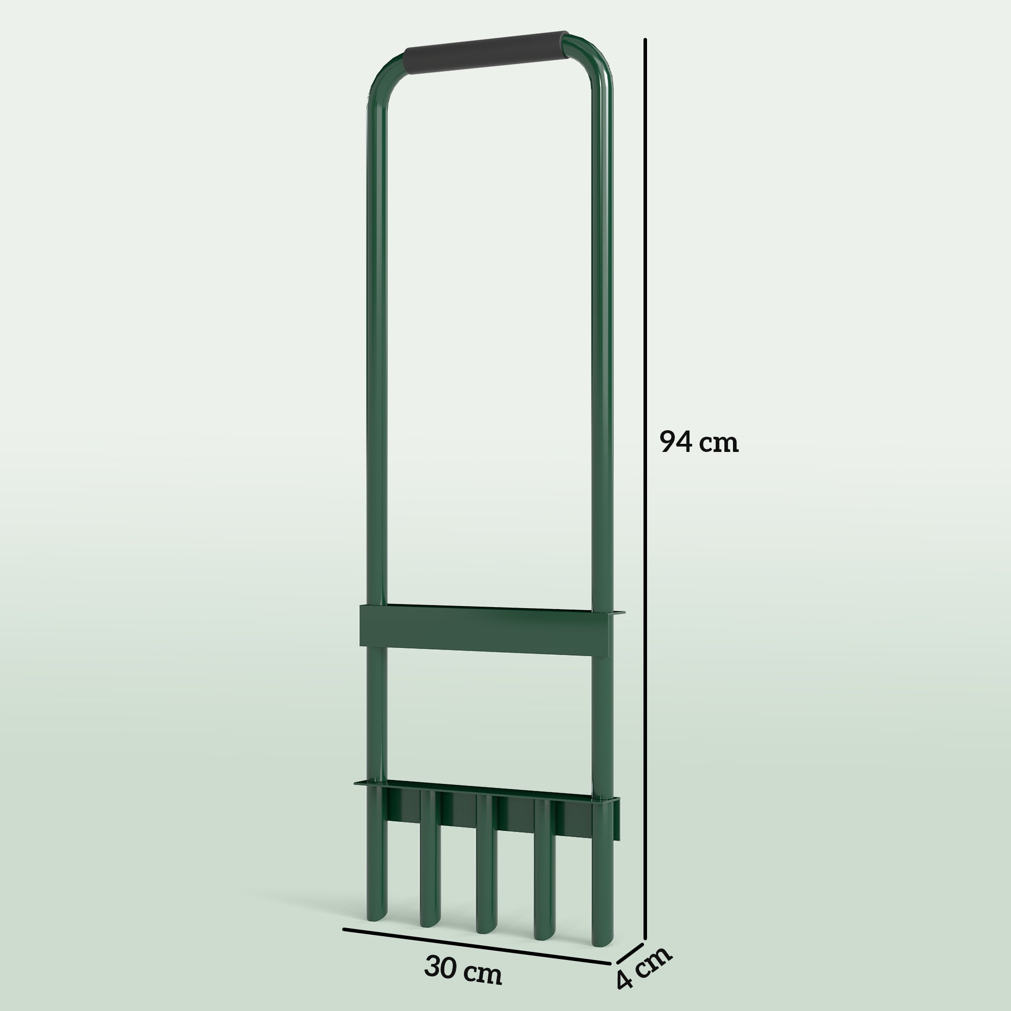 Lawn Aerator Aerifier for Lawns 30cm Width Manual Lawn Ventilator with Non-Slip Handle, Garden Tools Ground Rail, Lawn Scarifier, Ground Ventilation Lawn Care for Gardens and Yards