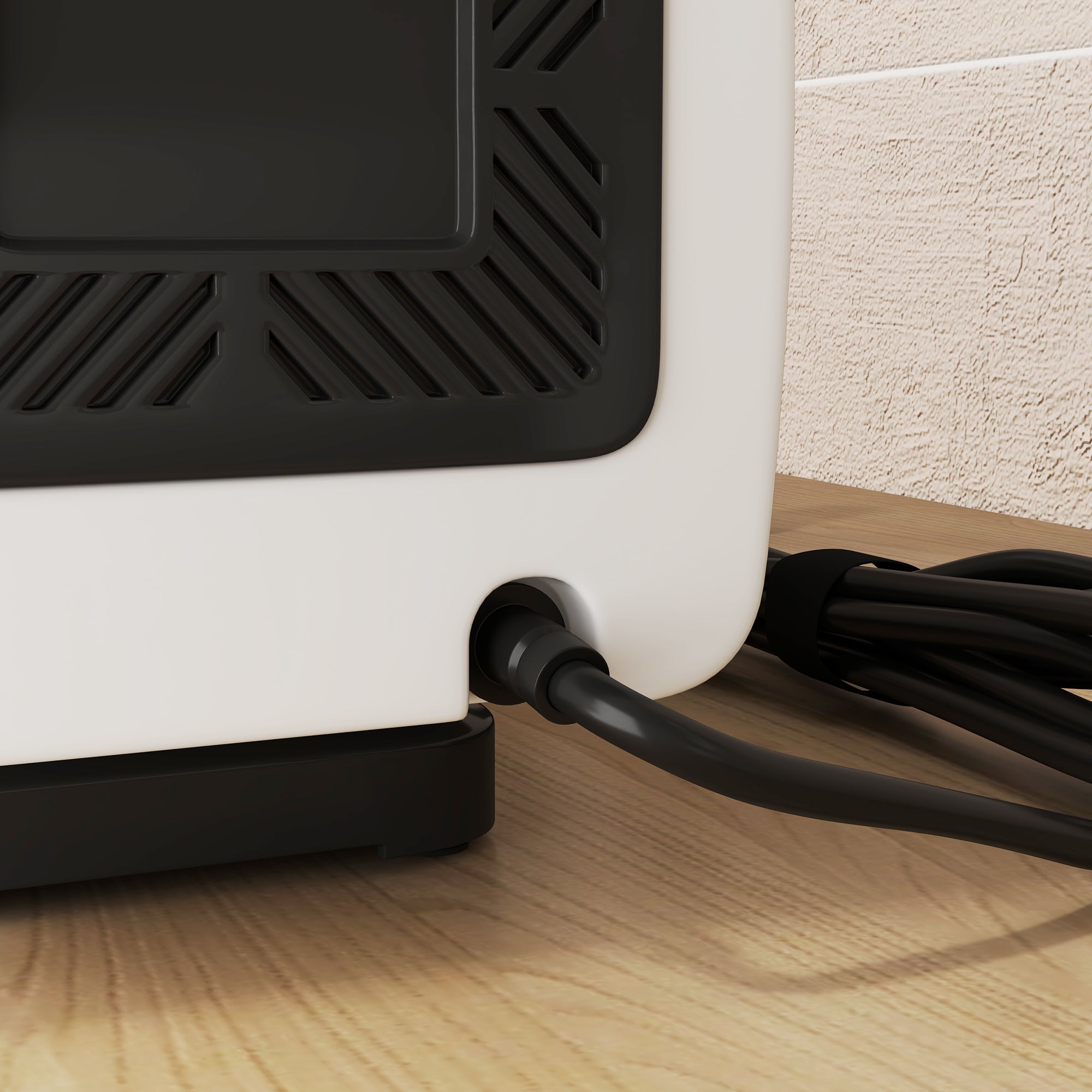 Dog Dryer Hair Dryer for Dogs 2200 W Adjustable Speed and Temperature 3 Nozzles Digital Display for Grooming Showering Drying White