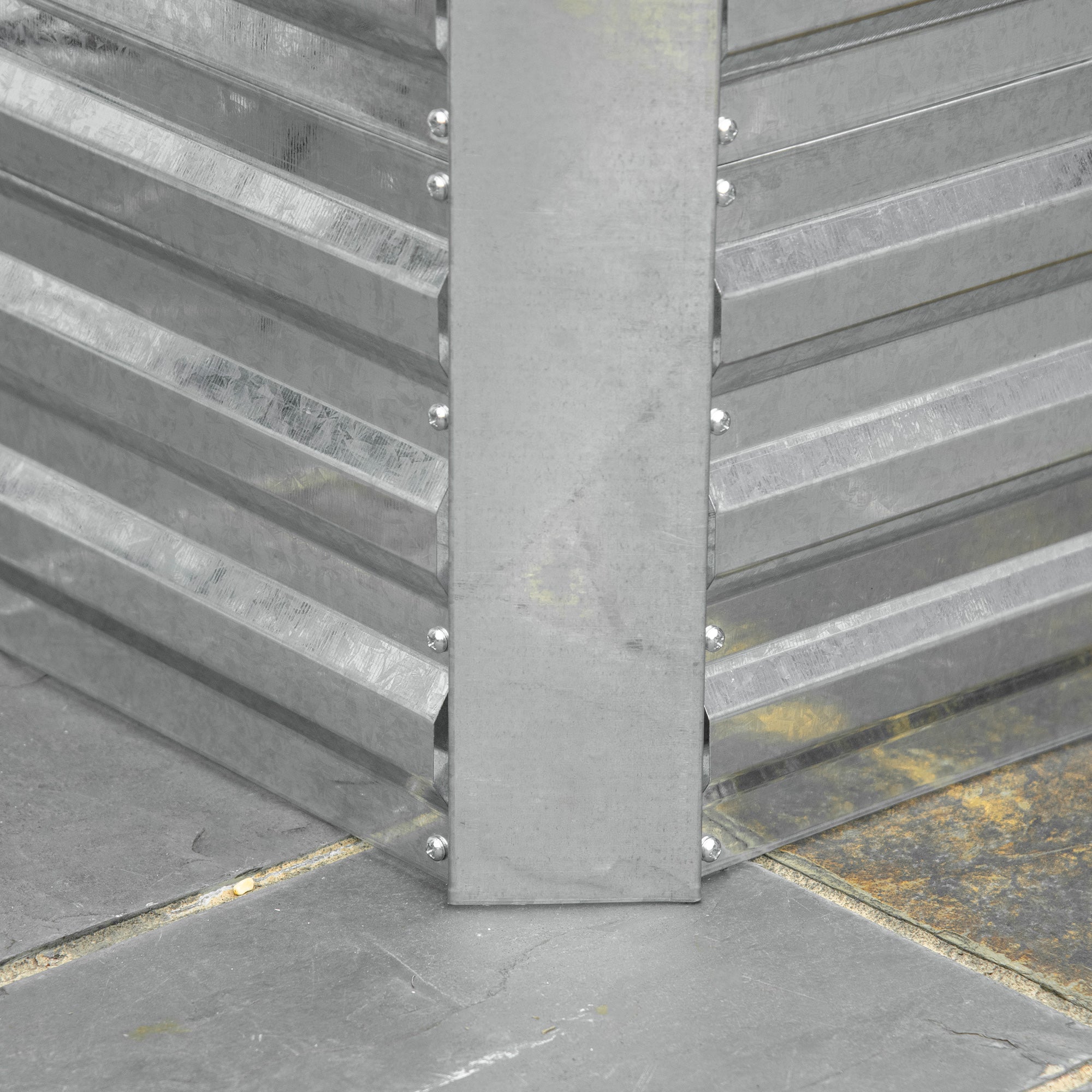 Raised Garden Bed made of Steel, Planting Bed Seedling Bed Flower Box stackable, Plant Box Plant Pot 180x90x60cm for Garden Balcony Terrace, Vegetable Patch for Flowers, Plants, Fruit