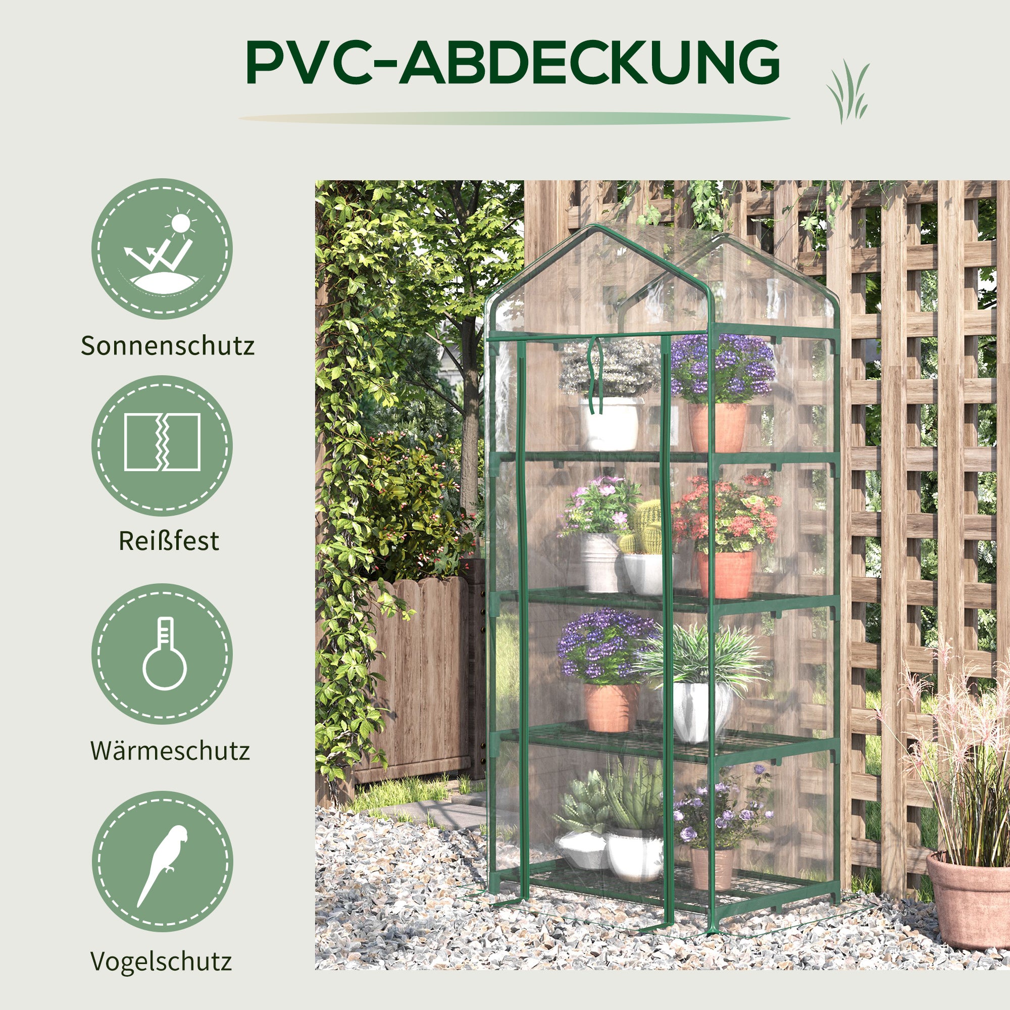 Greenhouse with Shelves, Winterproof Steel Frame Greenhouse, Greenhouse for Balcony, Garden, Tomato Greenhouse 70x50x160cm, Tomato Greenhouse for Vegetables, Flowers, Plants, Transparent